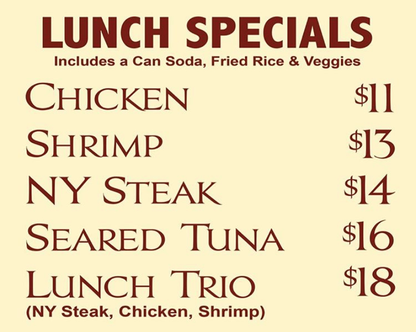 El Arabachi Ontario Menu