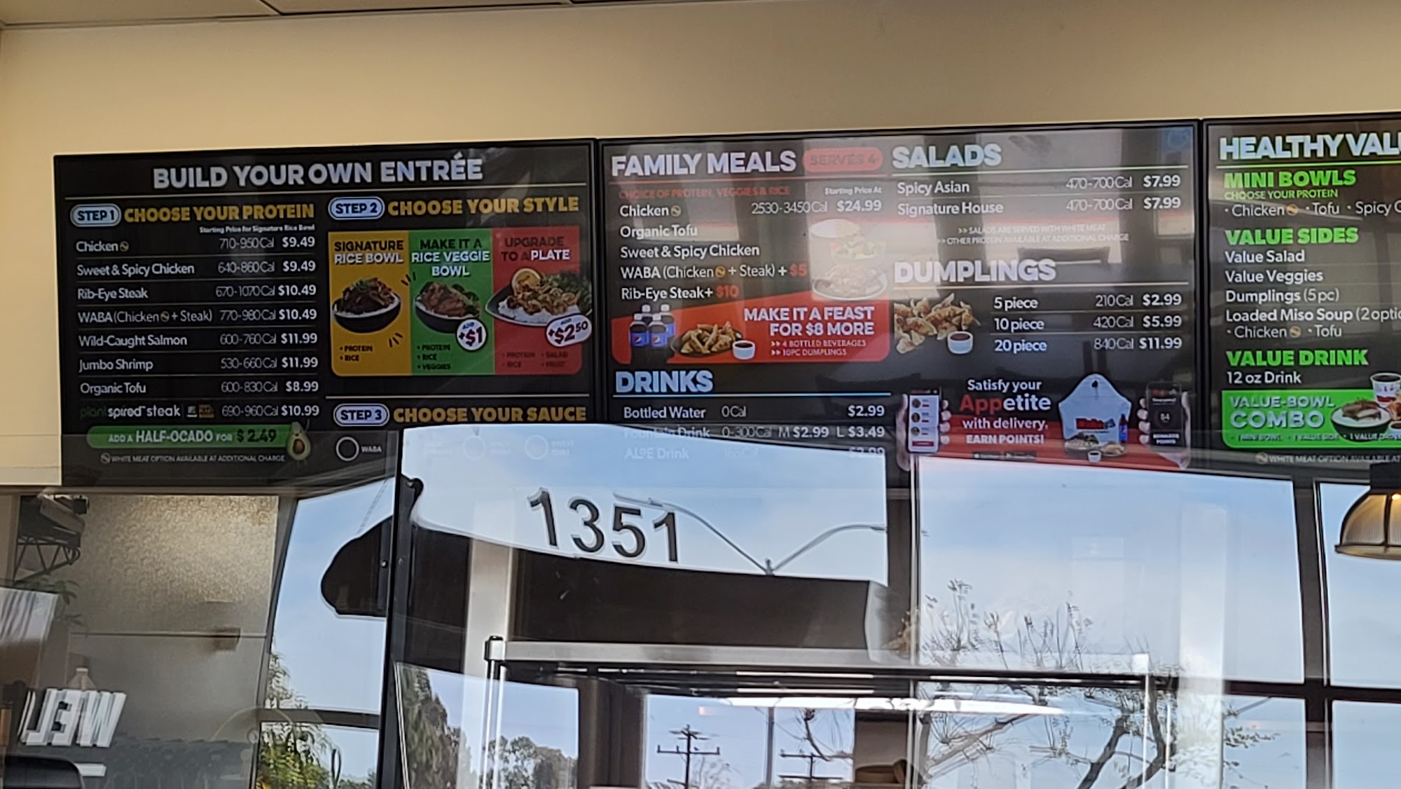 WaBa Grill Menu