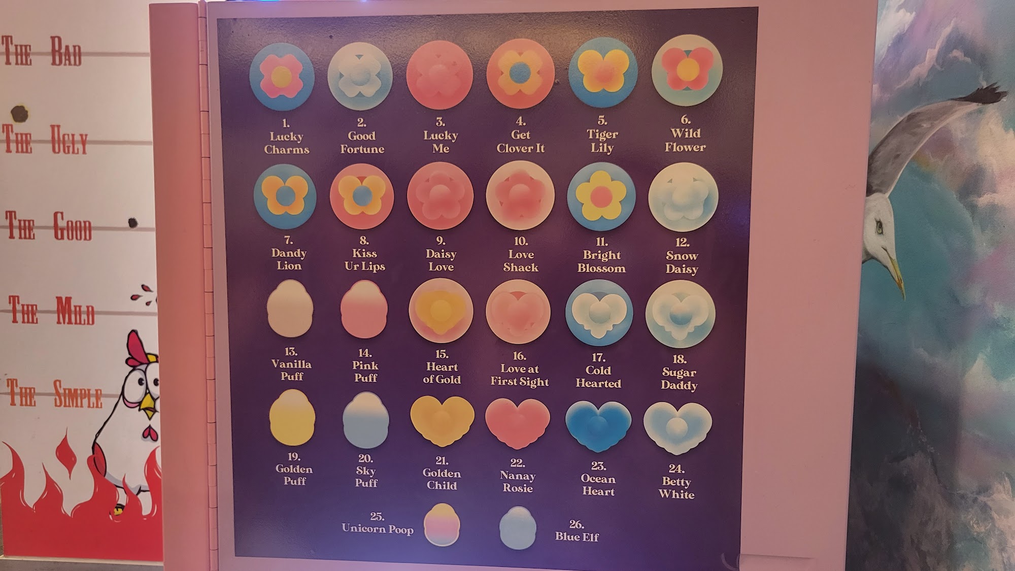 Puft Daddy Cotton Candy Robot Menu