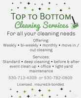 Top to Bottom Cleaning Service