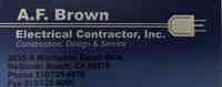 A.F. Brown Electrical Contractor, Inc.