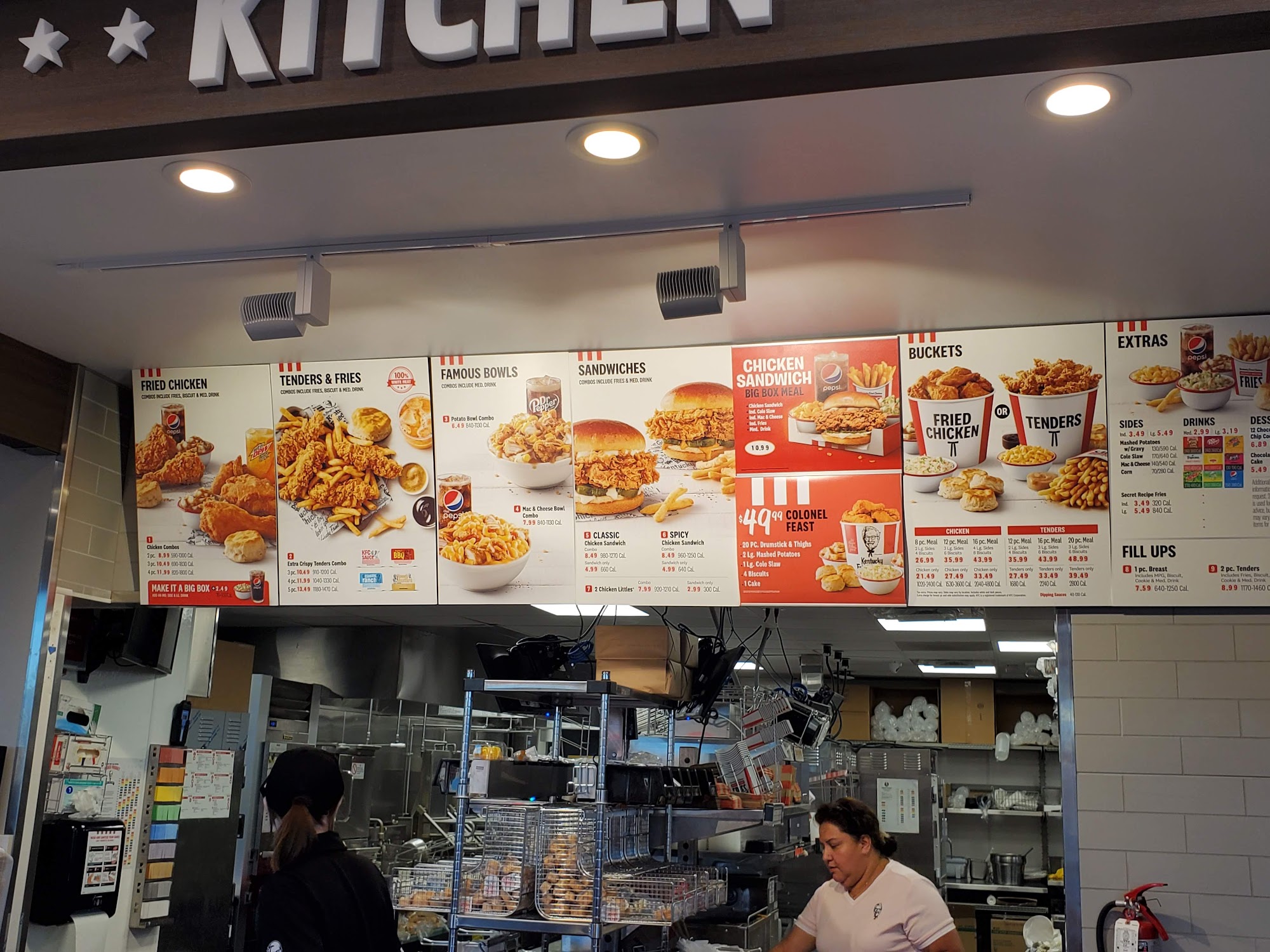 KFC Menu