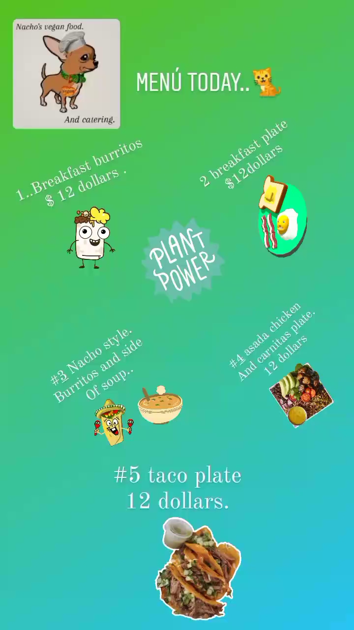 El gato tacos Menu