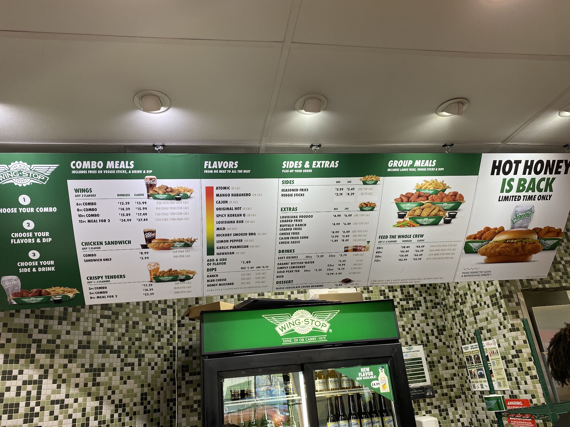 Wingstop Menu