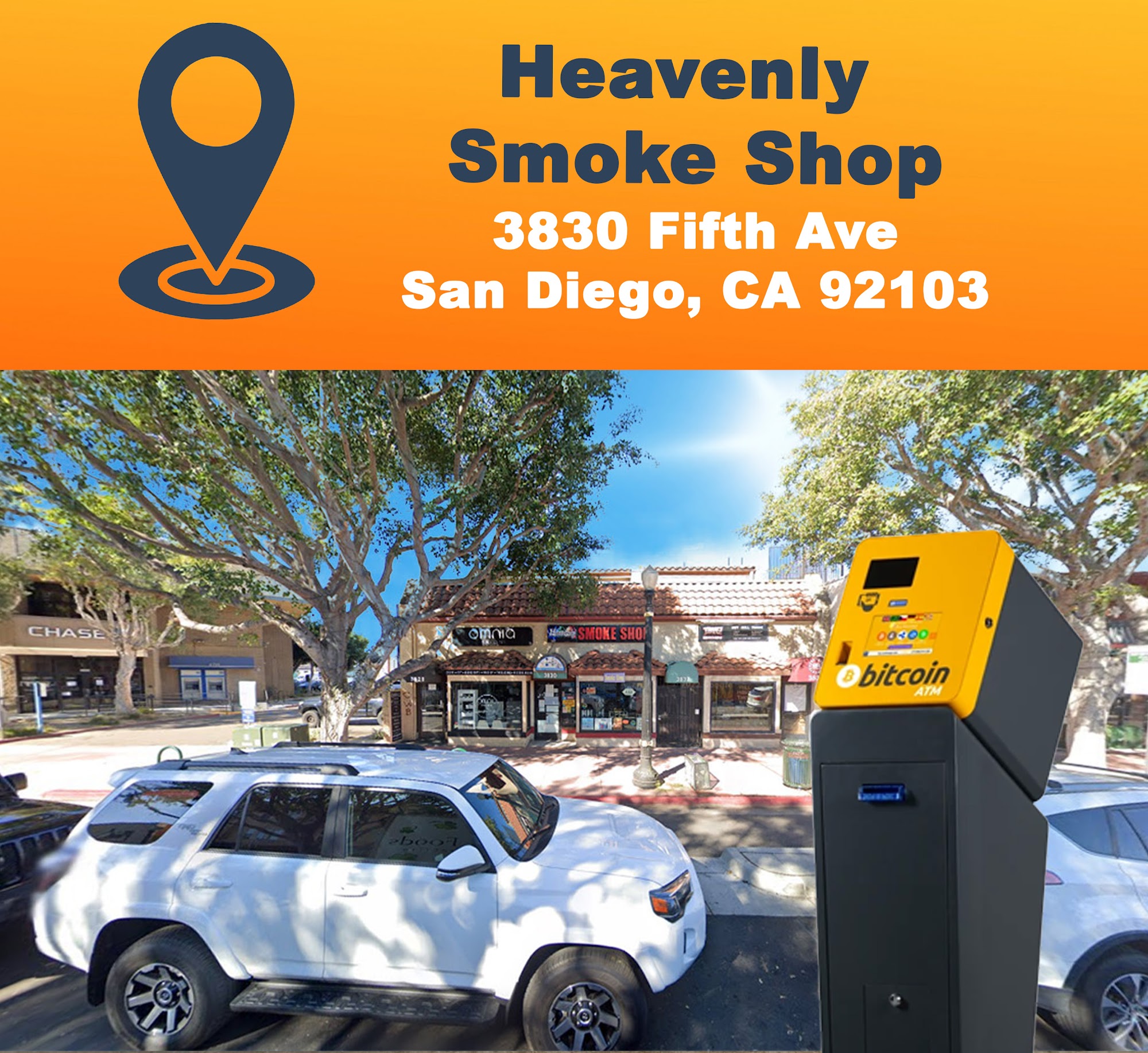 Bitcoin ATM San Diego - Coinhub 3830 Fifth Ave, San Diego