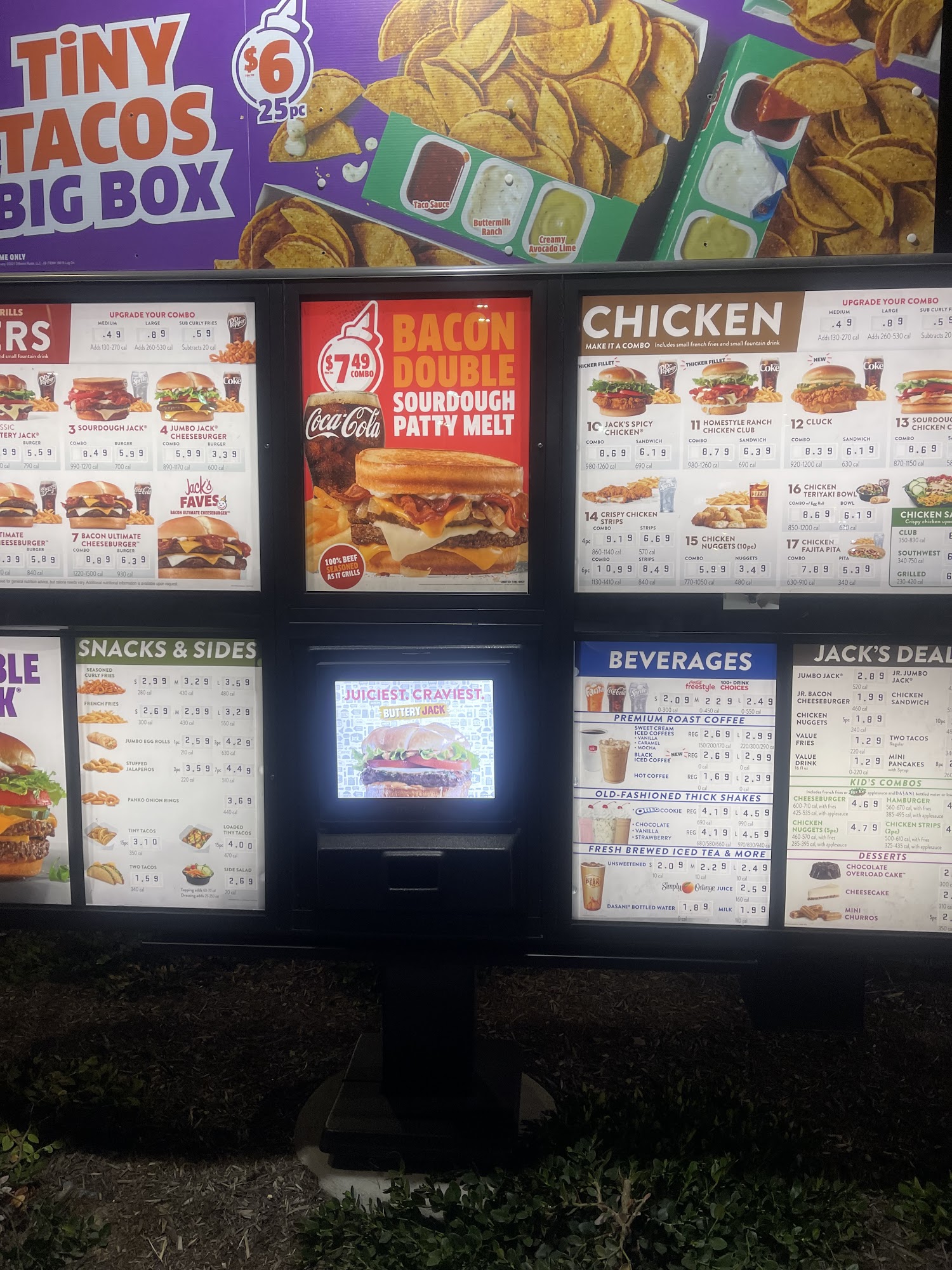 Jack in the Box Menu