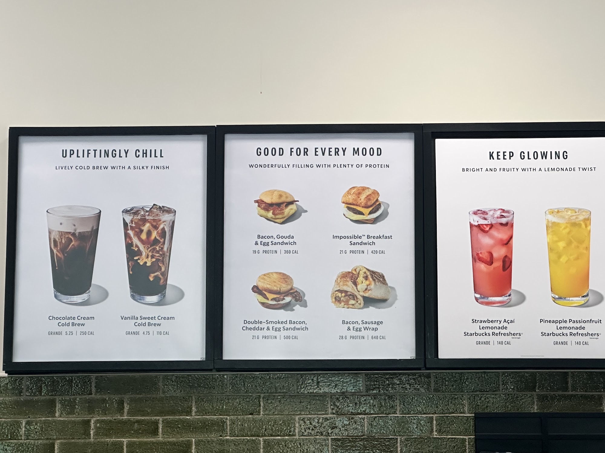 Starbucks Menu