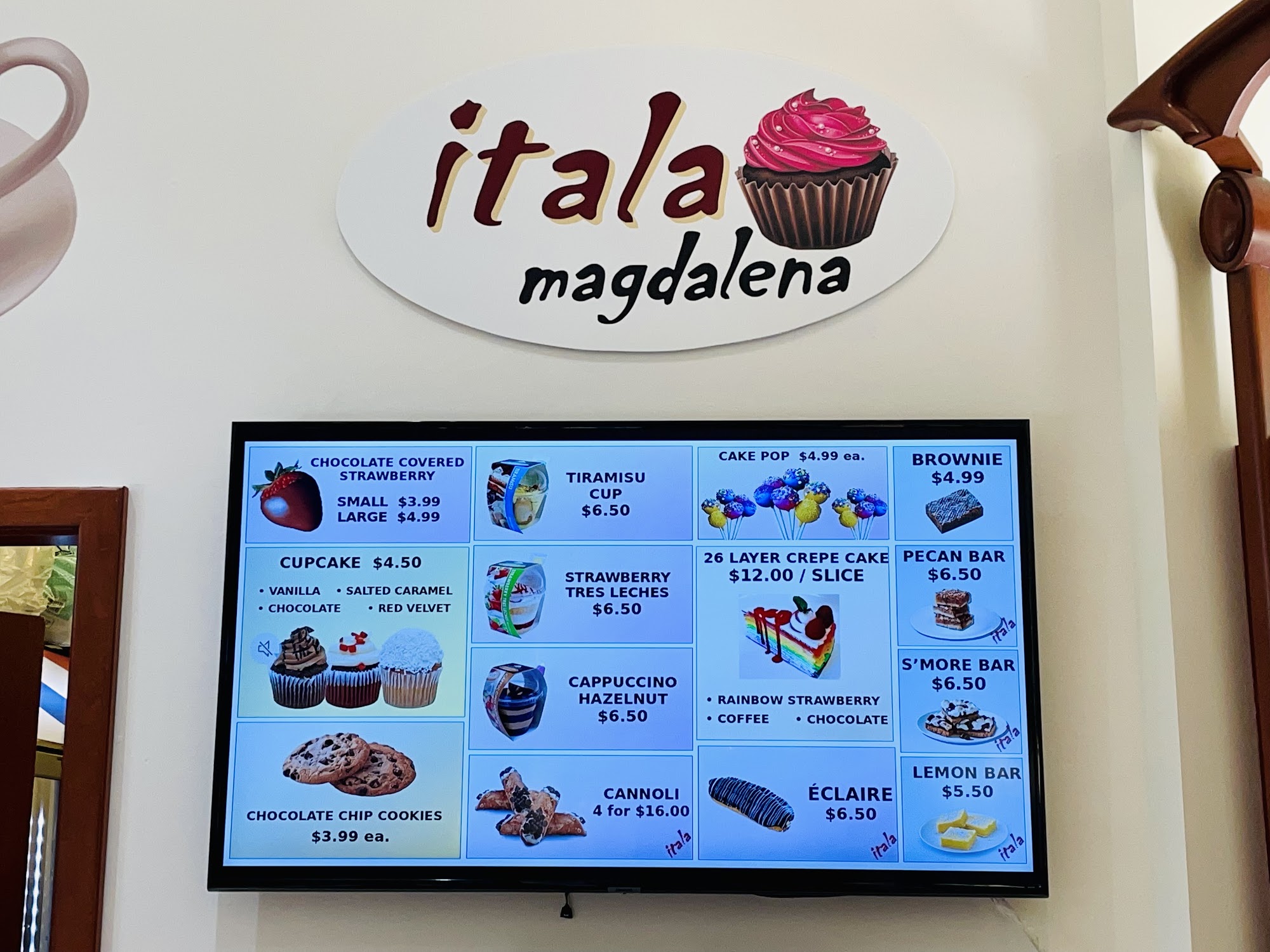 Itala Magdalena Menu