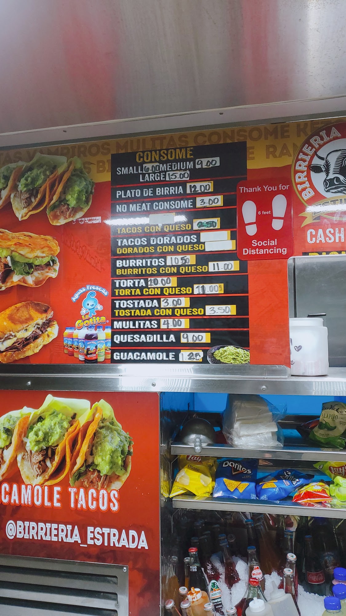 Birria El Rey Menu