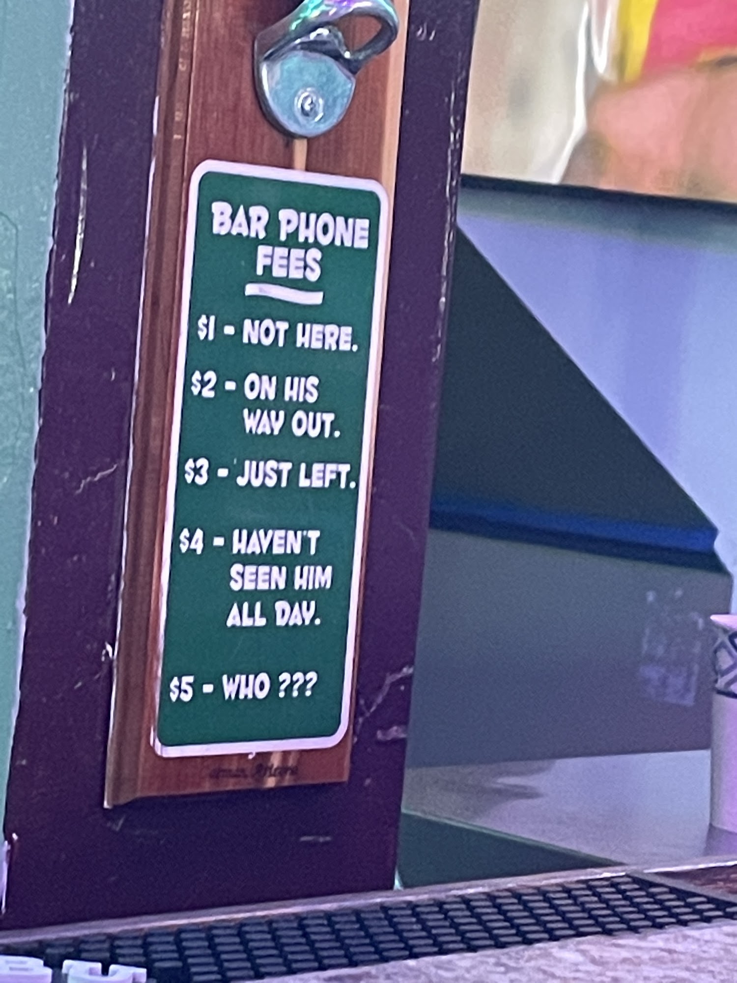 Little John`s Menu