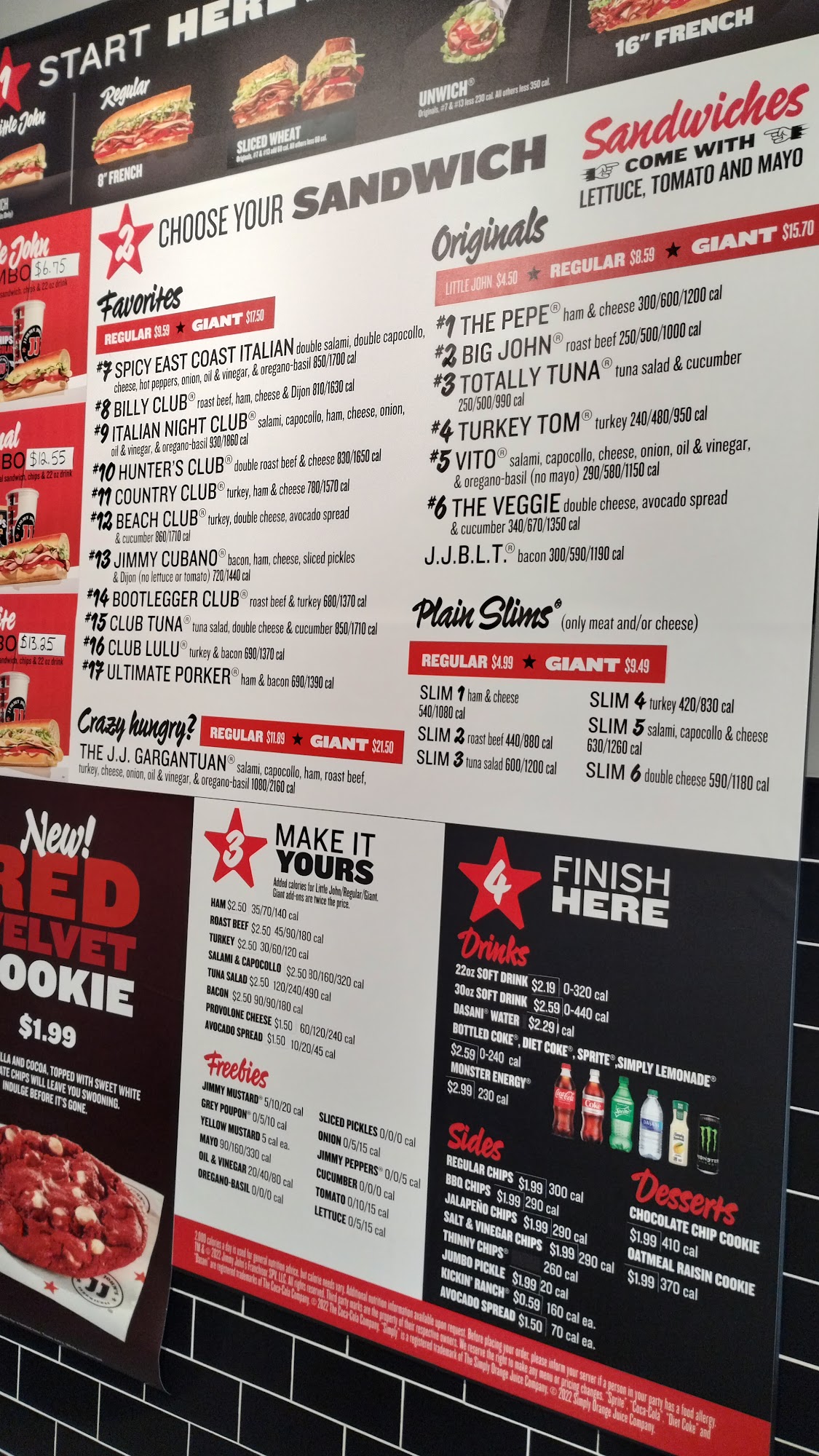 Jimmy John's Menu