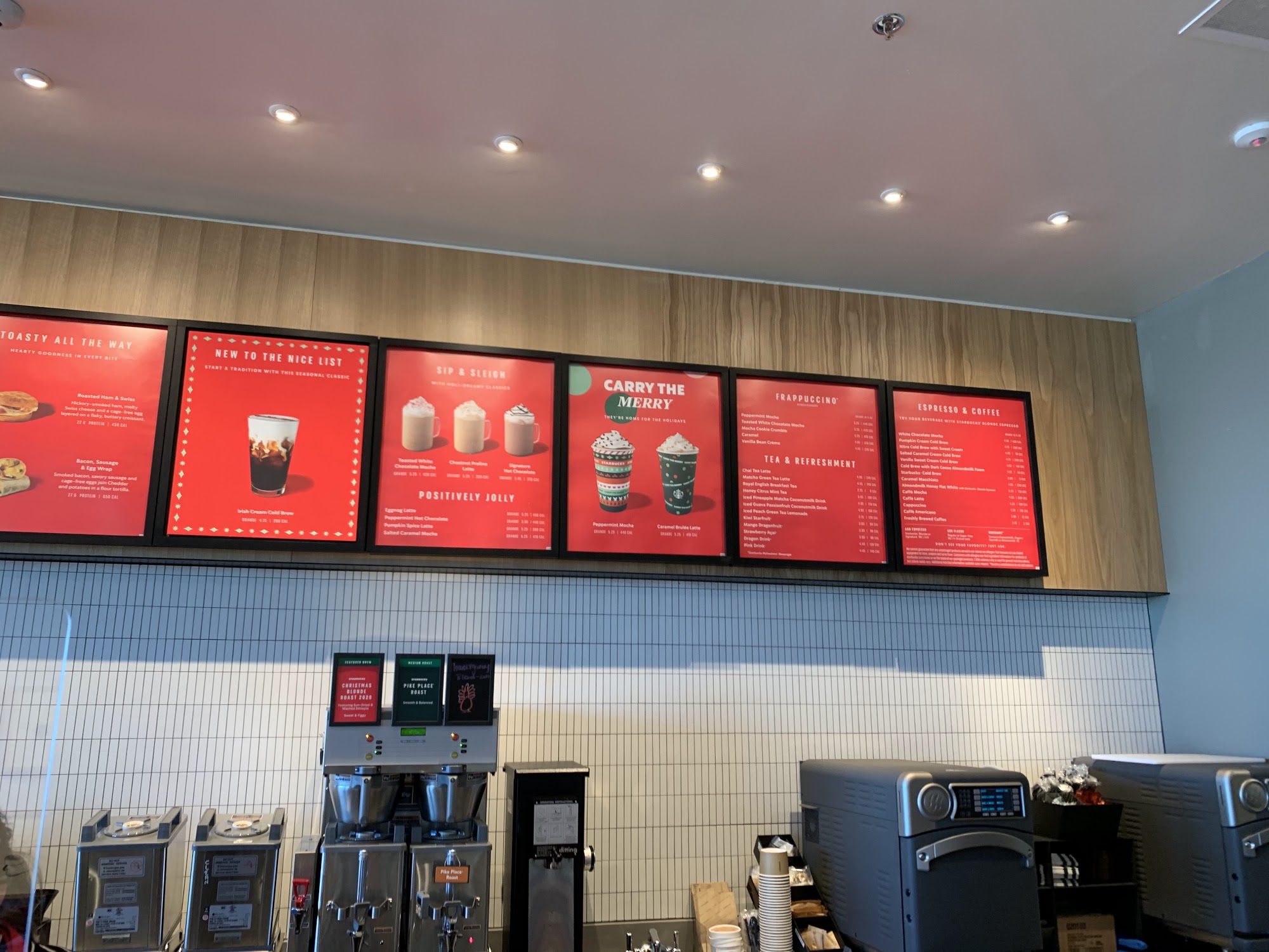 Starbucks Menu