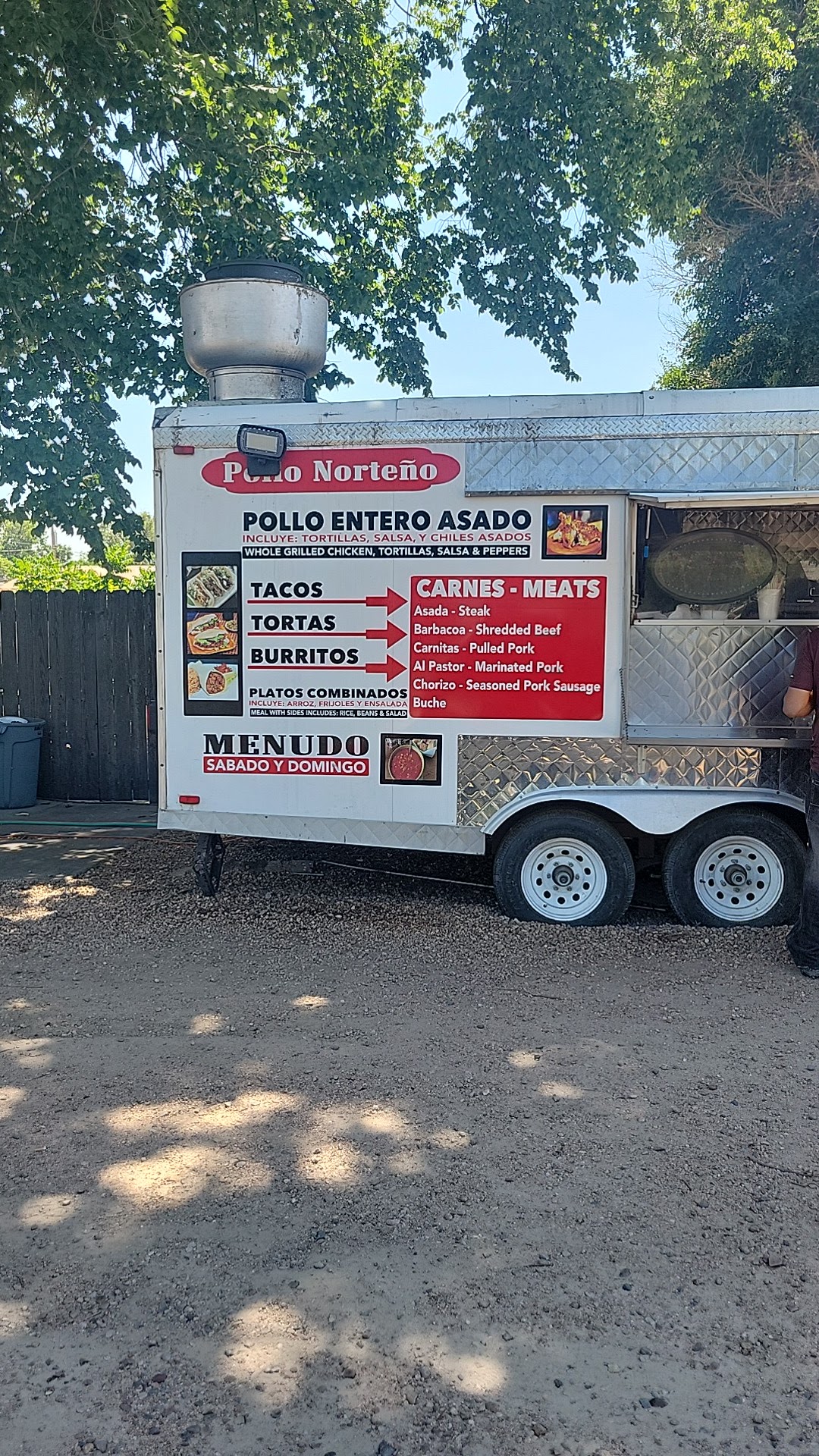 Pollo Norteño Menu