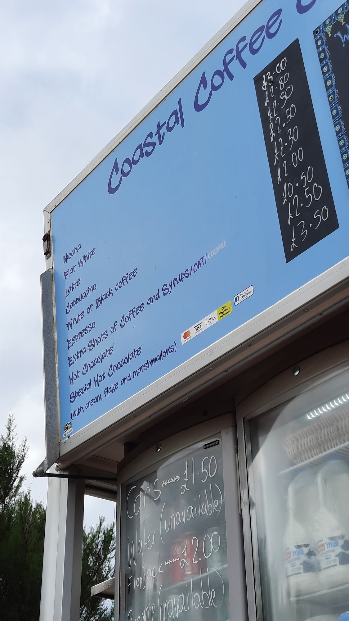 Coastal Coffee - Constantine Menu