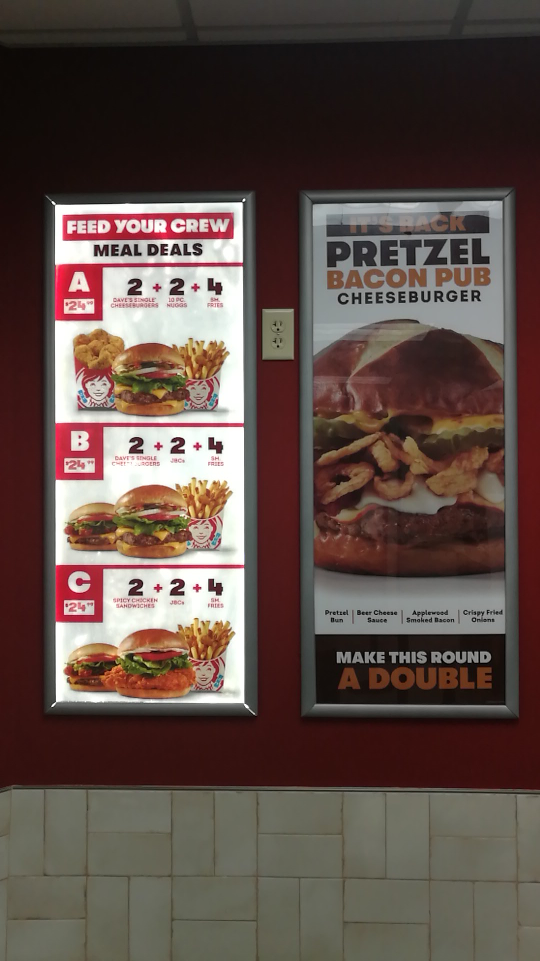 Wendy's Menu