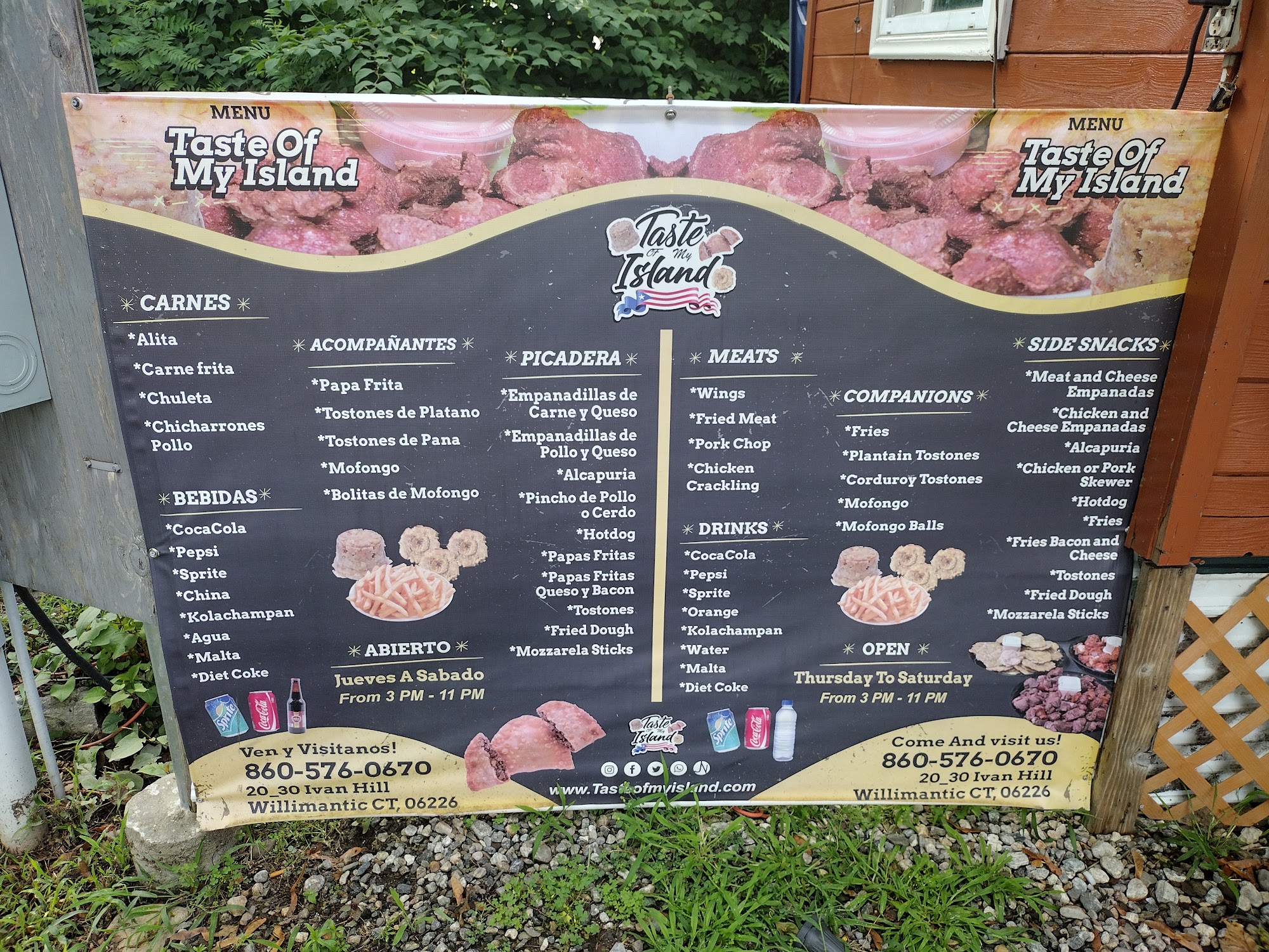 Taste of the Island Menu