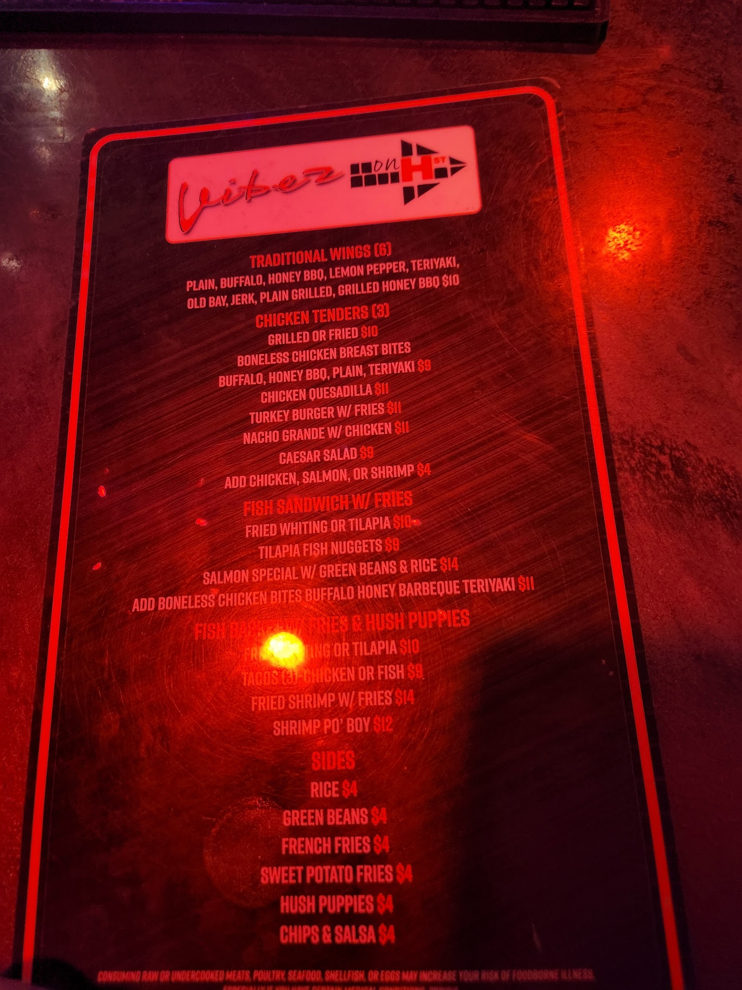 Roses Dejavu Menu