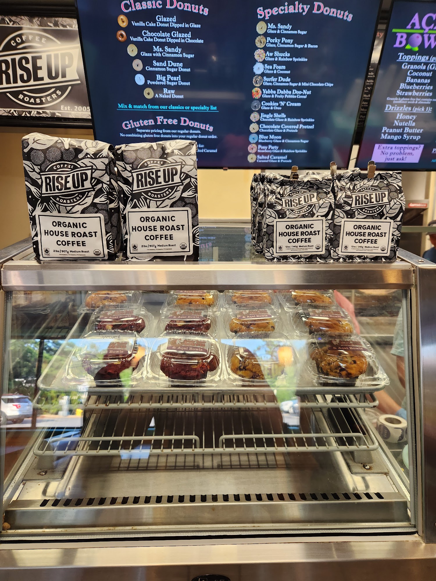 Sandy Pony Donuts & Acai Bowls Drive thru Menu