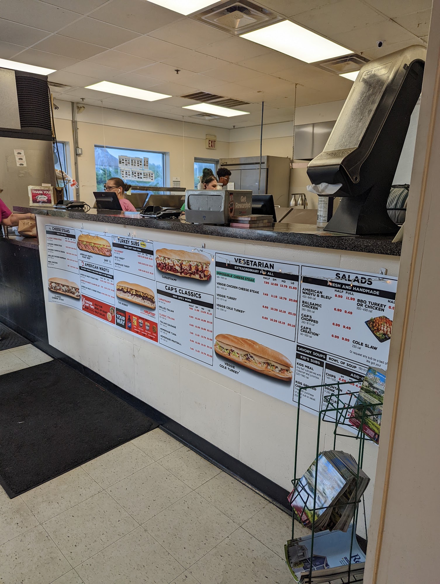 Capriotti's Sandwich Shop Menu