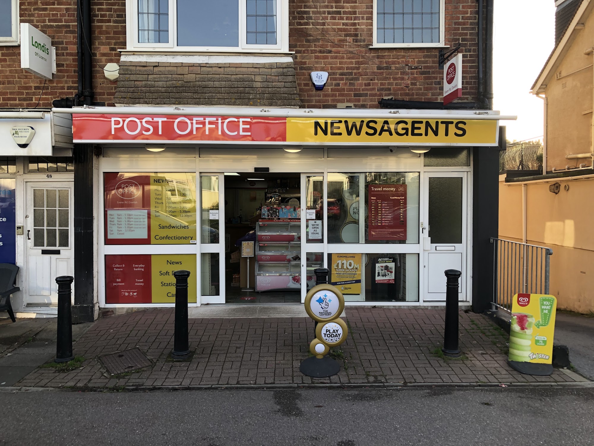Exeter Road post office Dawlish