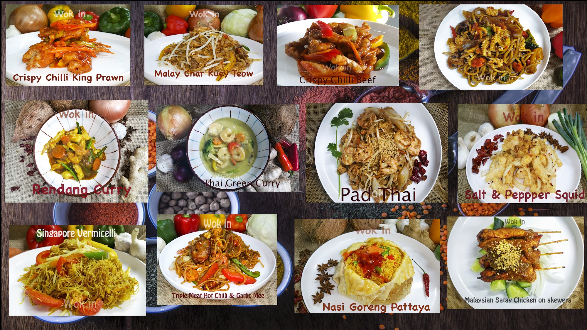 Wok In Takeaway Menu