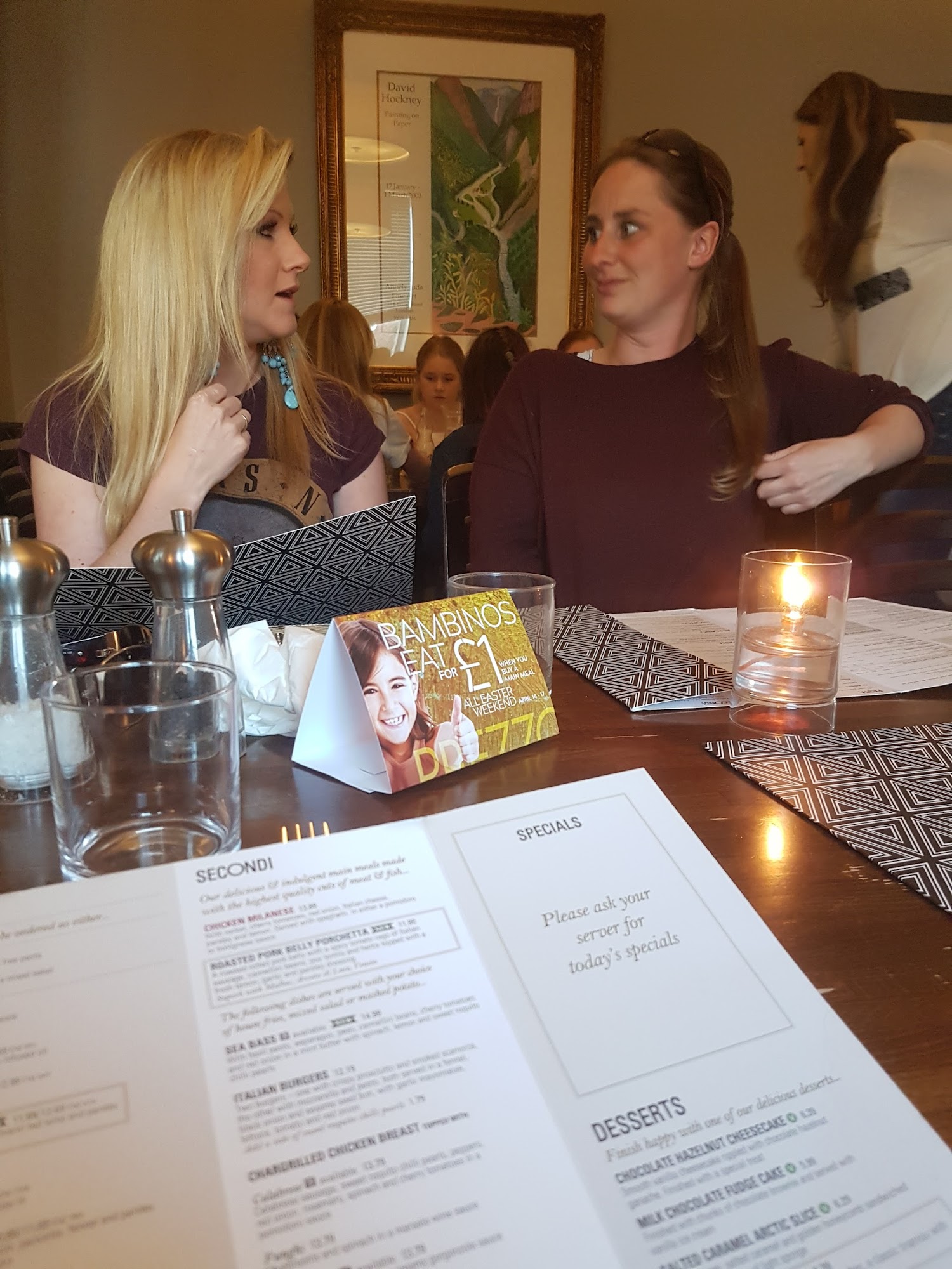 Prezzo Italian Restaurant Wimborne Menu