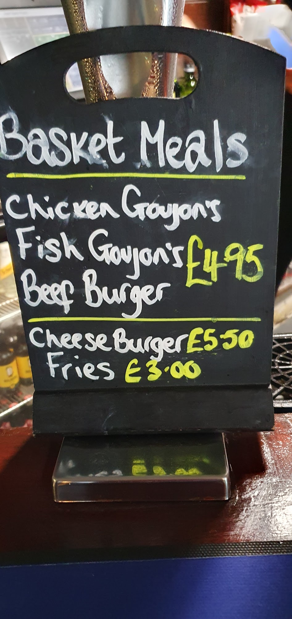 The Bay Horse Inn Menu