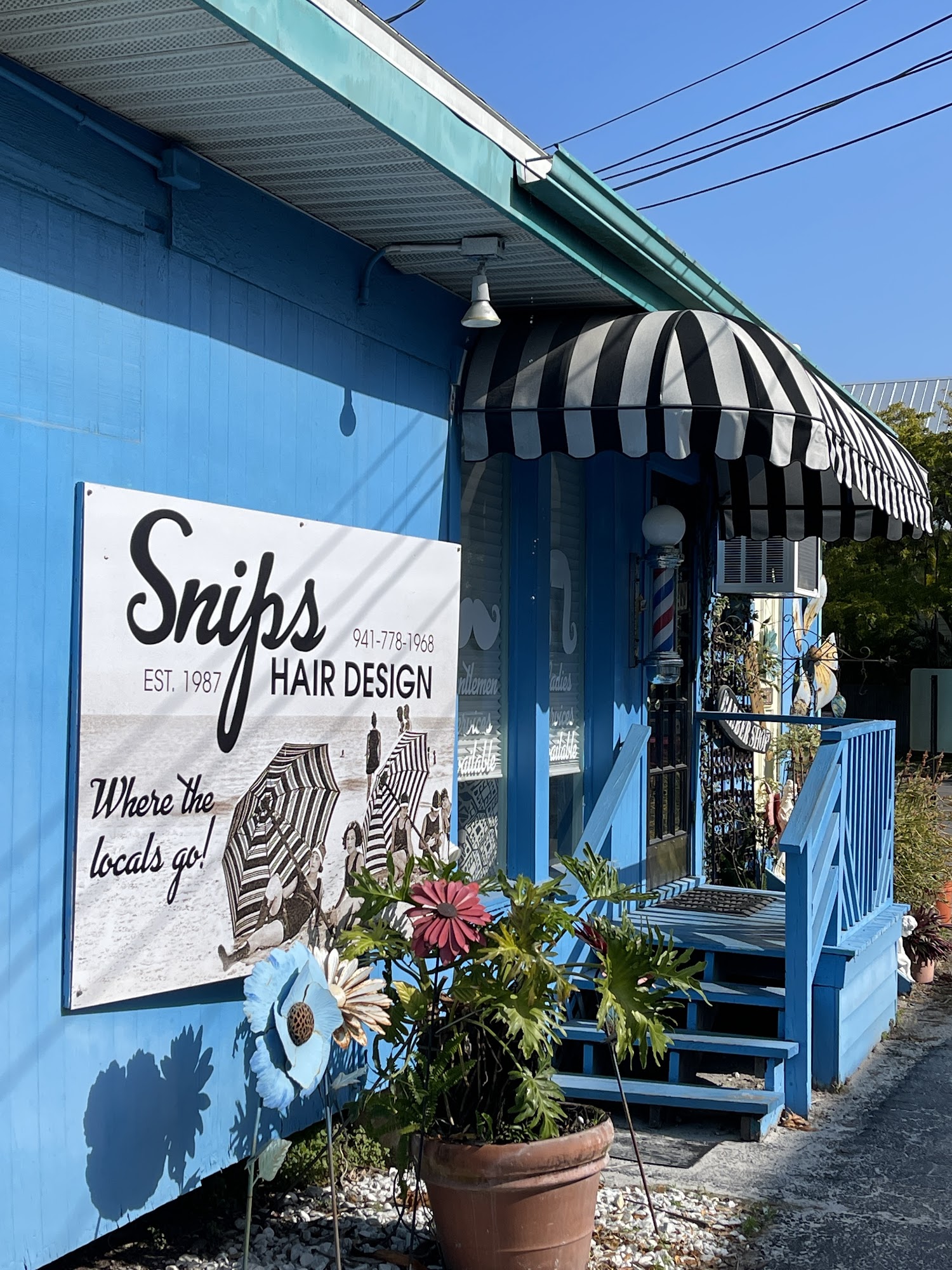 Snips Hair Design 9807 Gulf Dr, Anna Maria Florida 34216