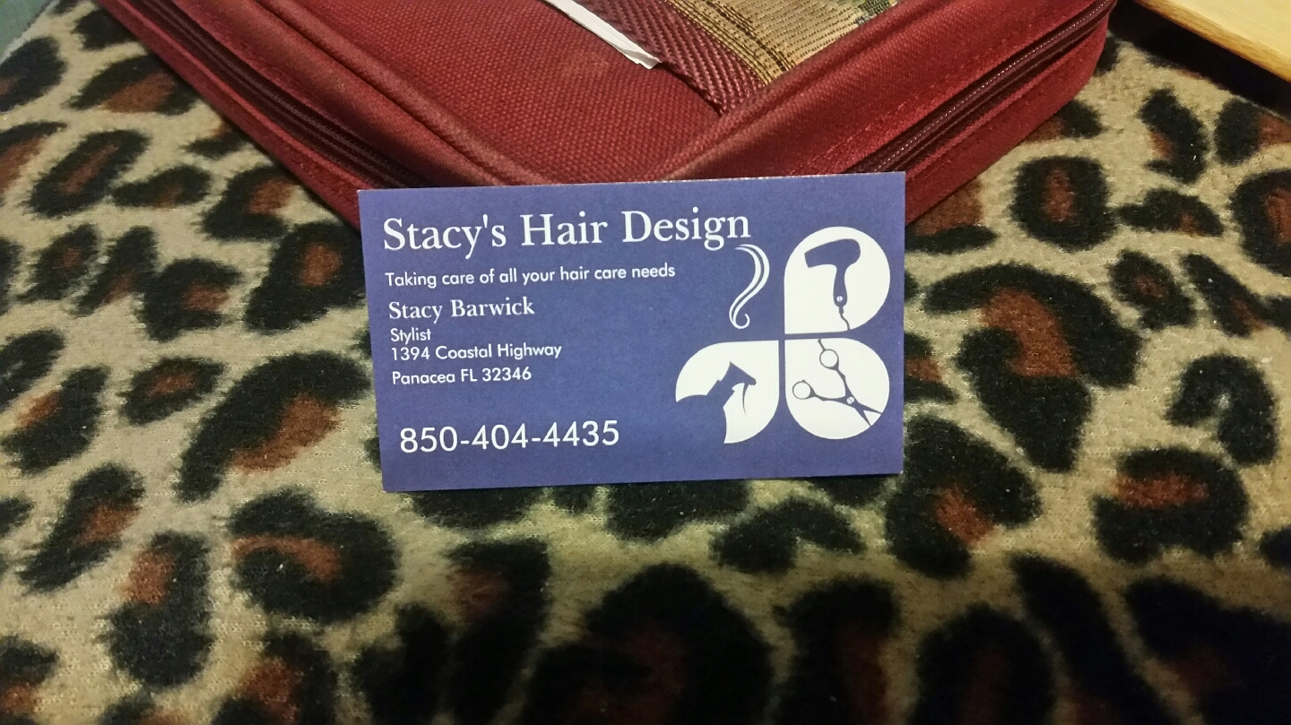 Stacy's Hair Design 1394 Coastal Hwy, Panacea Florida 32346