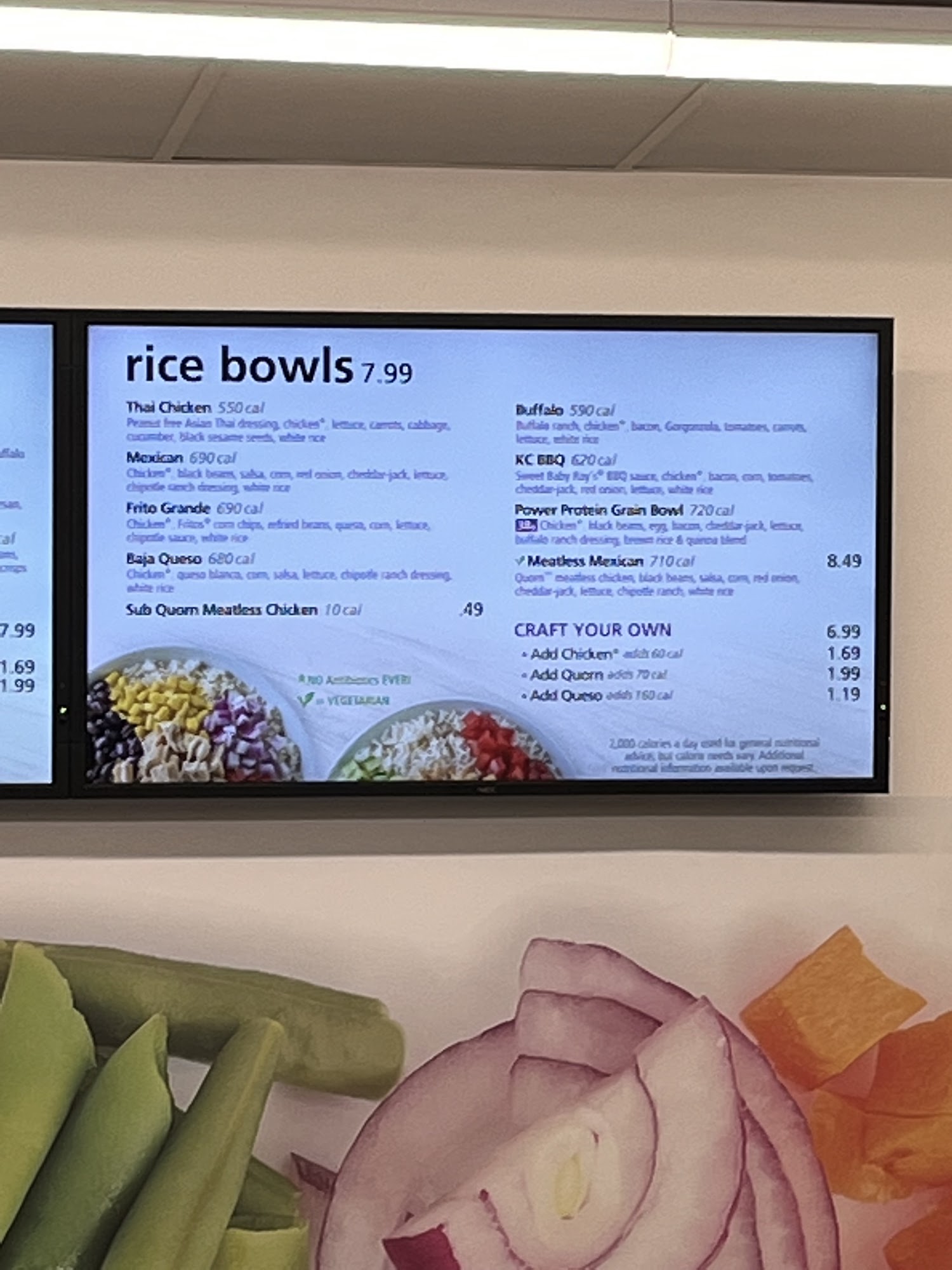 Freshens Fresh Food Studio Menu