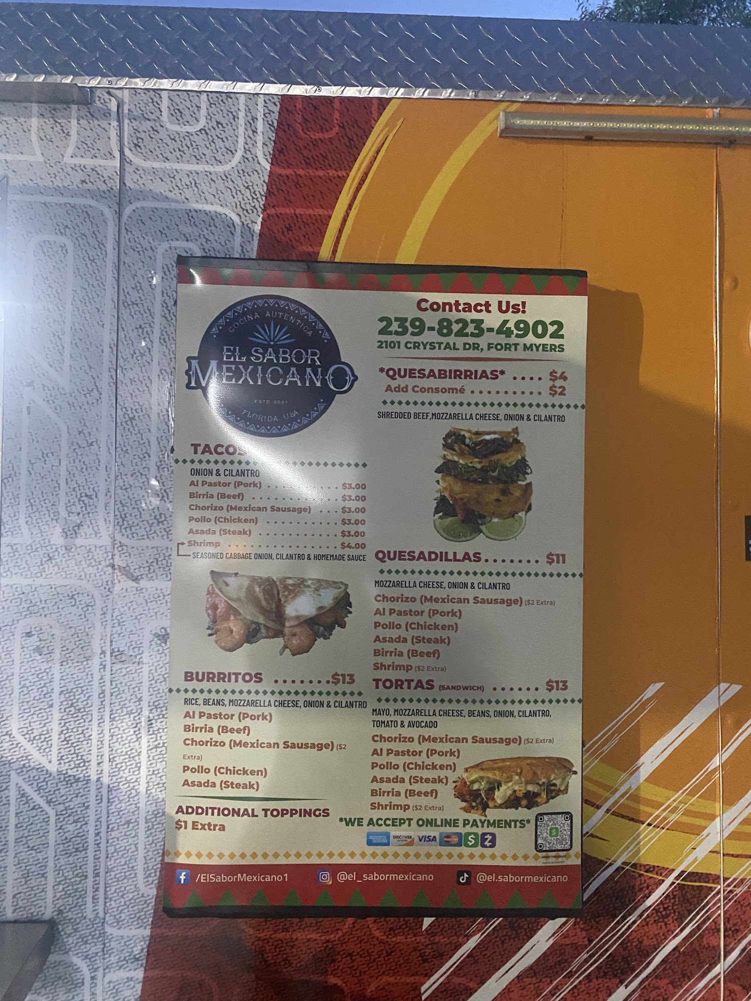 El Sabor Mexicano Food Truck