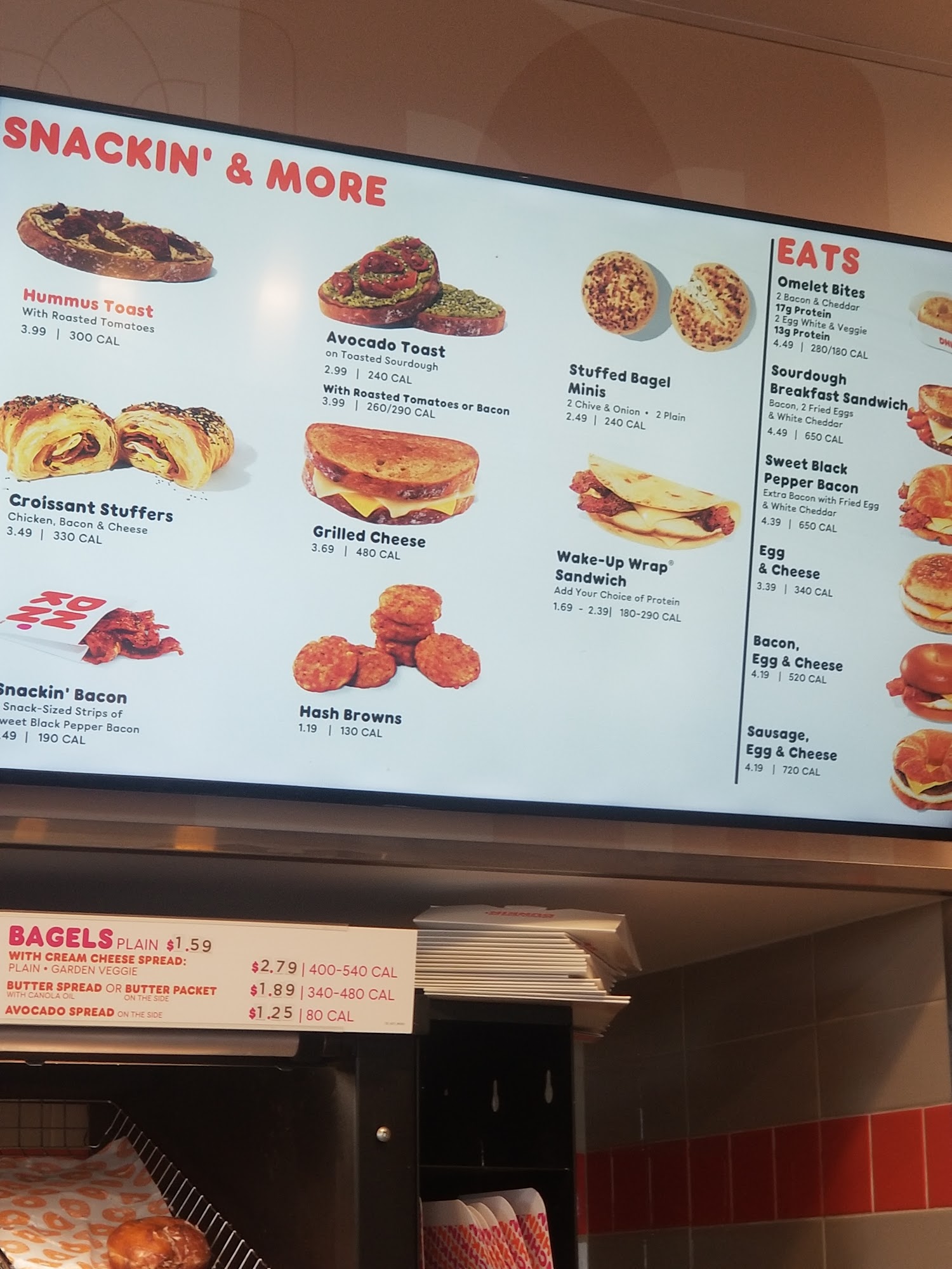 Dunkin' Menu