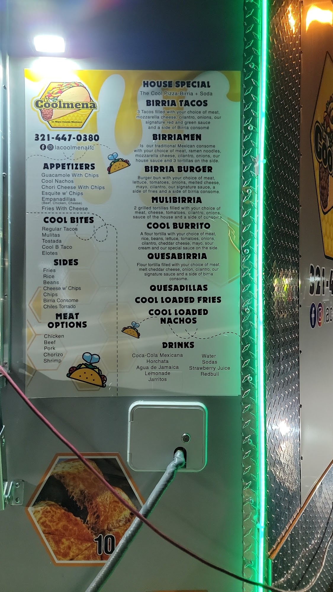 La Coolmena LLC Menu
