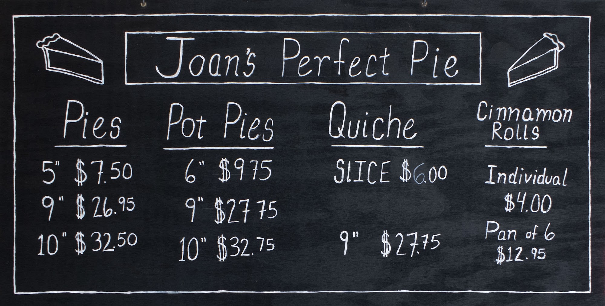 Eau Gallie Creamery Menu