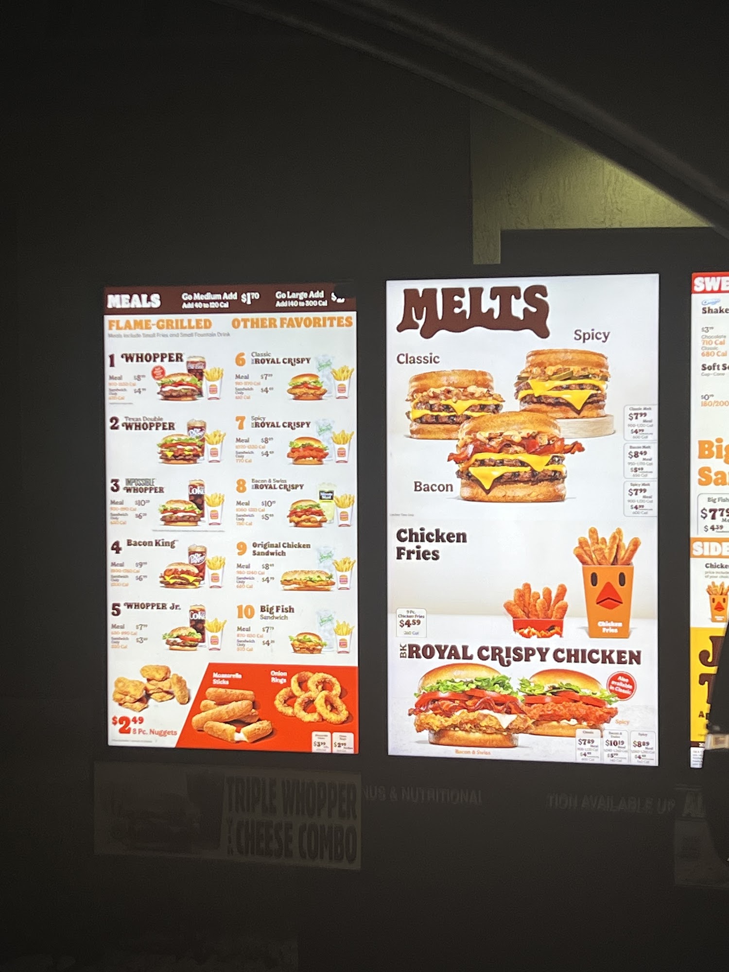 Burger King Menu