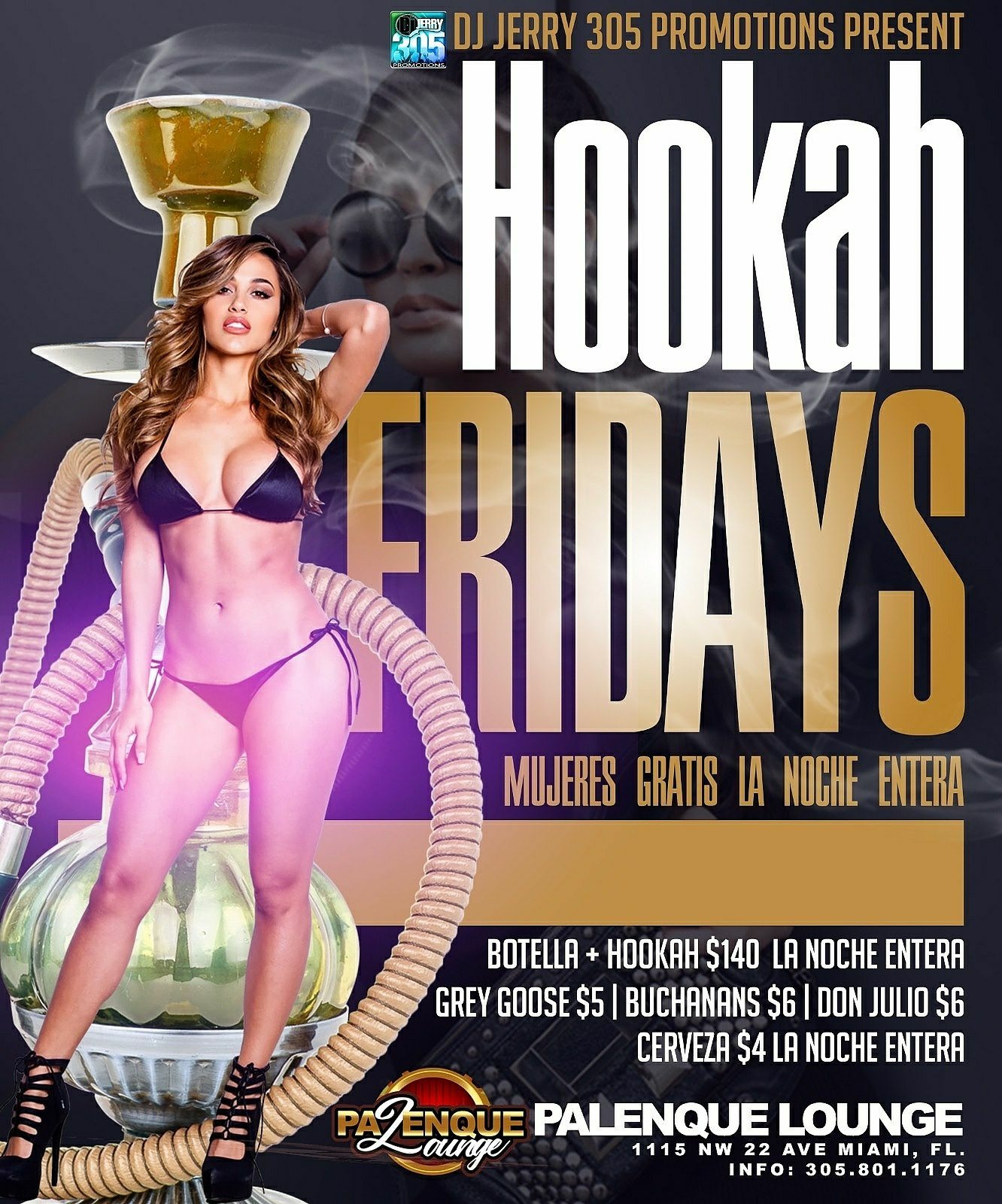 El Palenque Night Club Menu