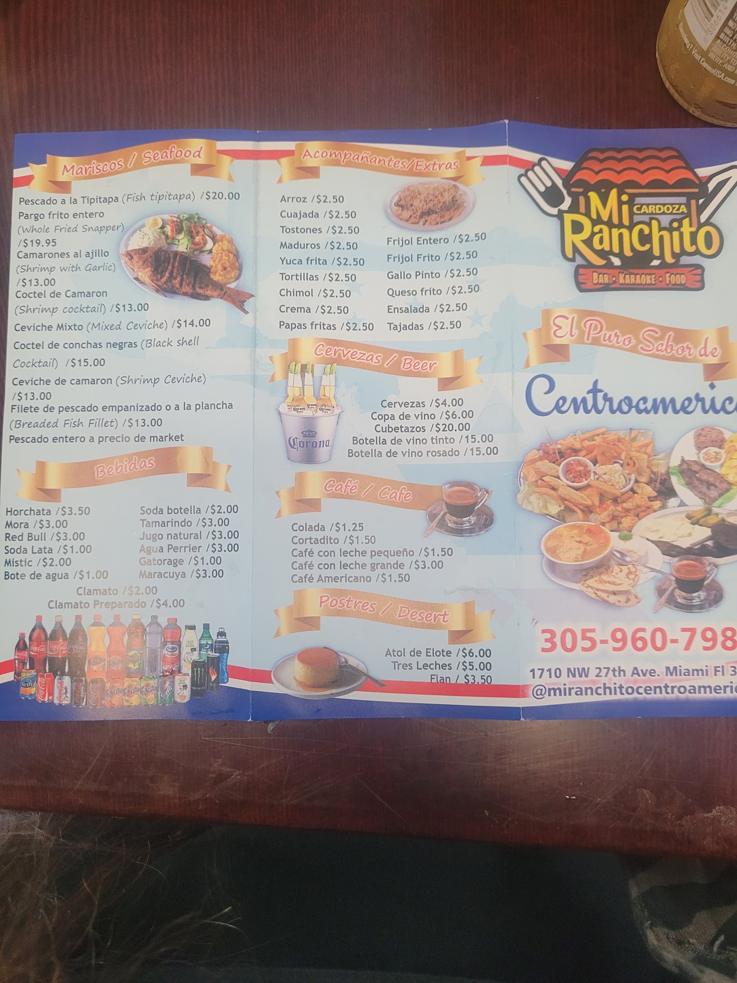 Las Pupusas Corporation Menu