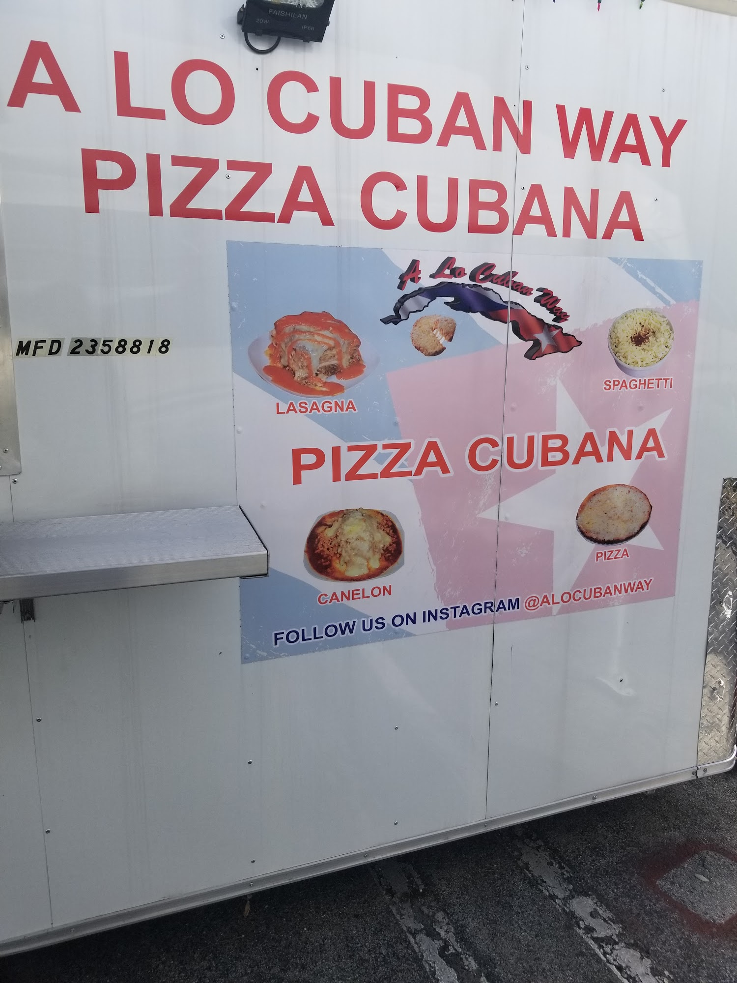 A Lo Cuban Way Menu