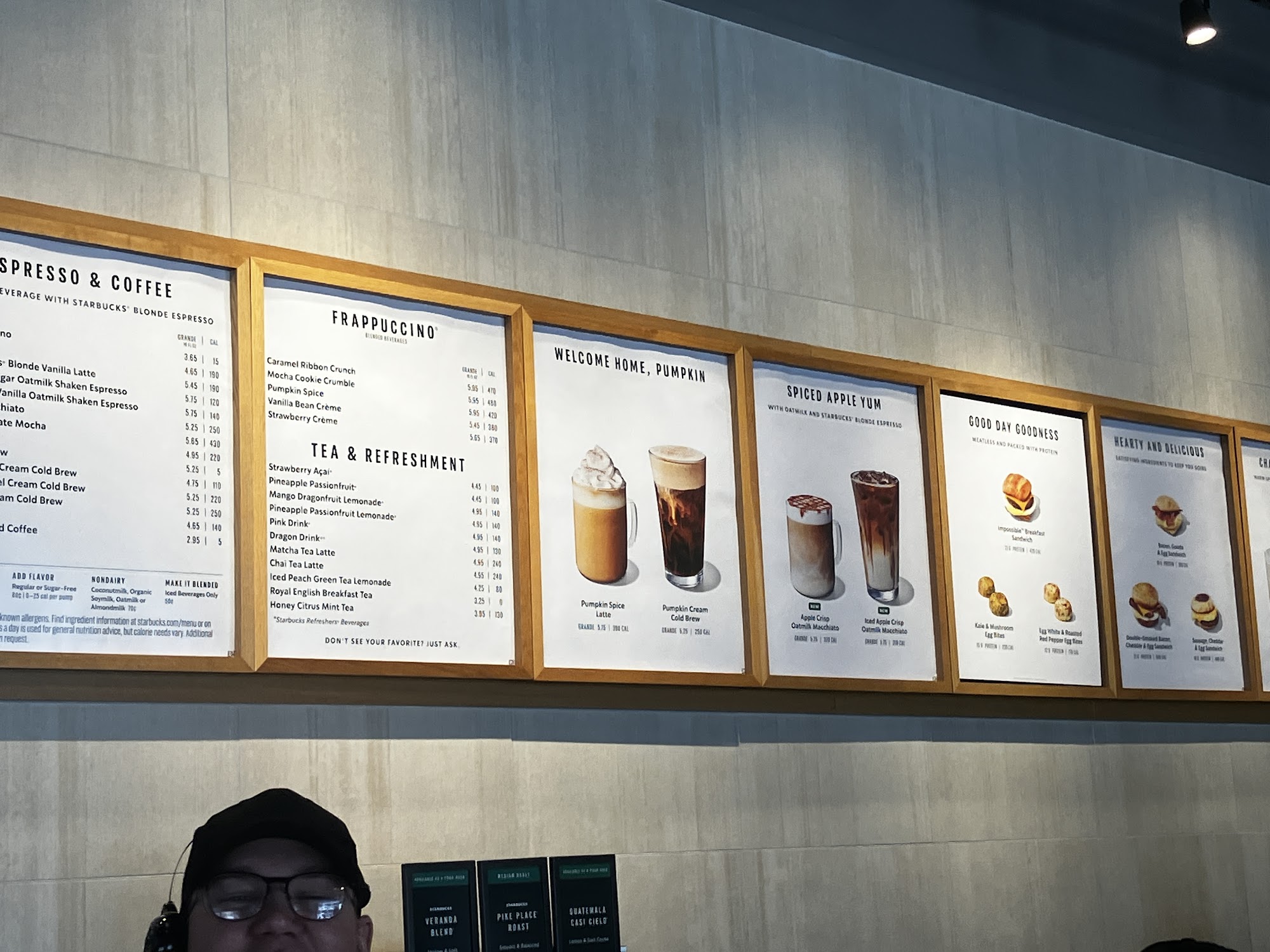 Starbucks Menu