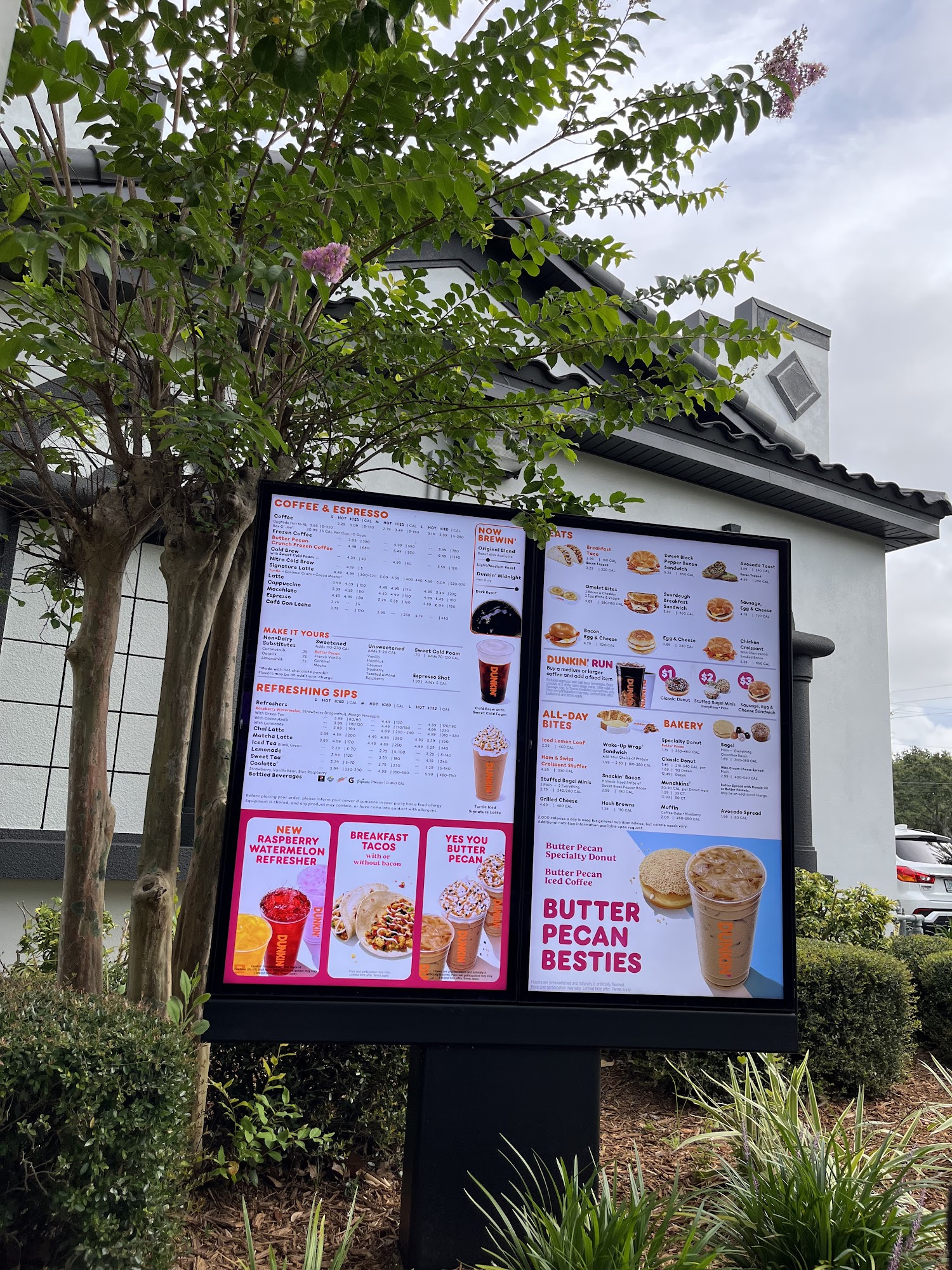 Dunkin' Menu