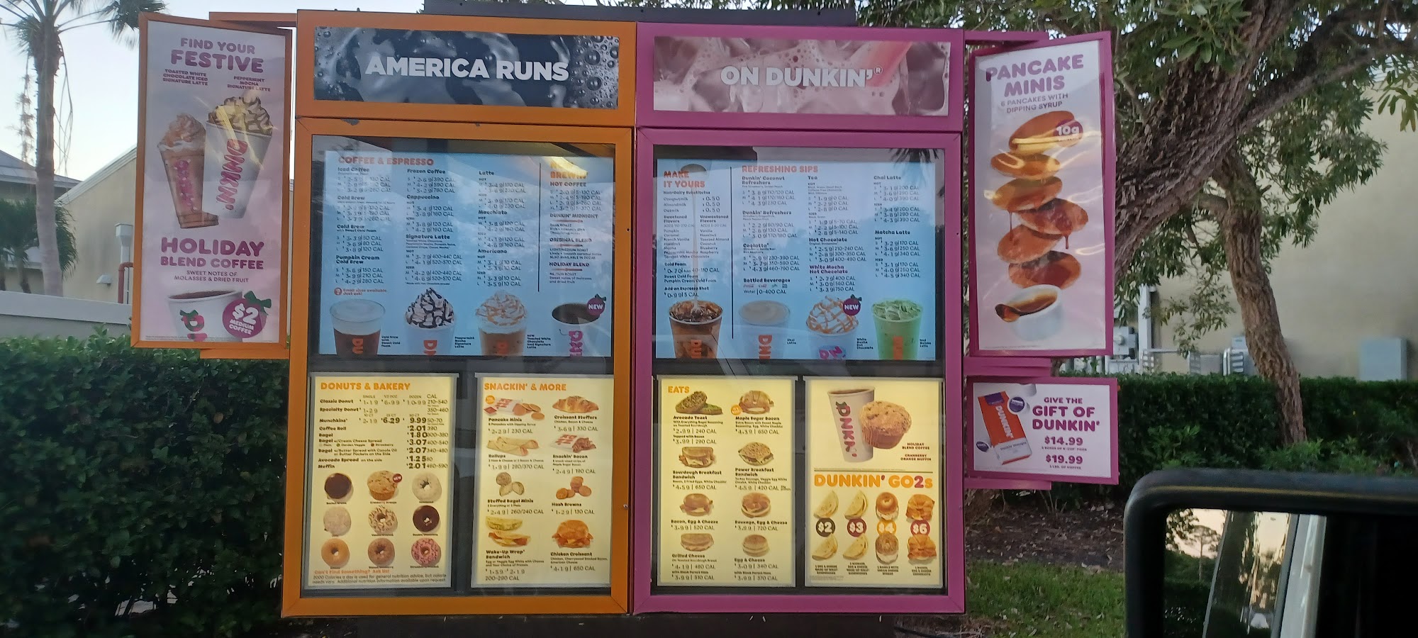 Dunkin' Menu