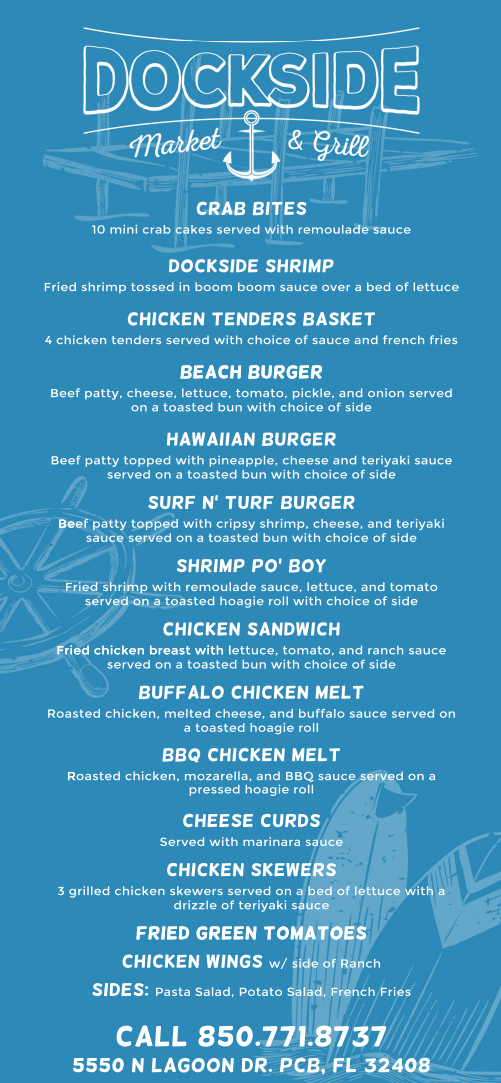 Dockside Market & Grill Menu