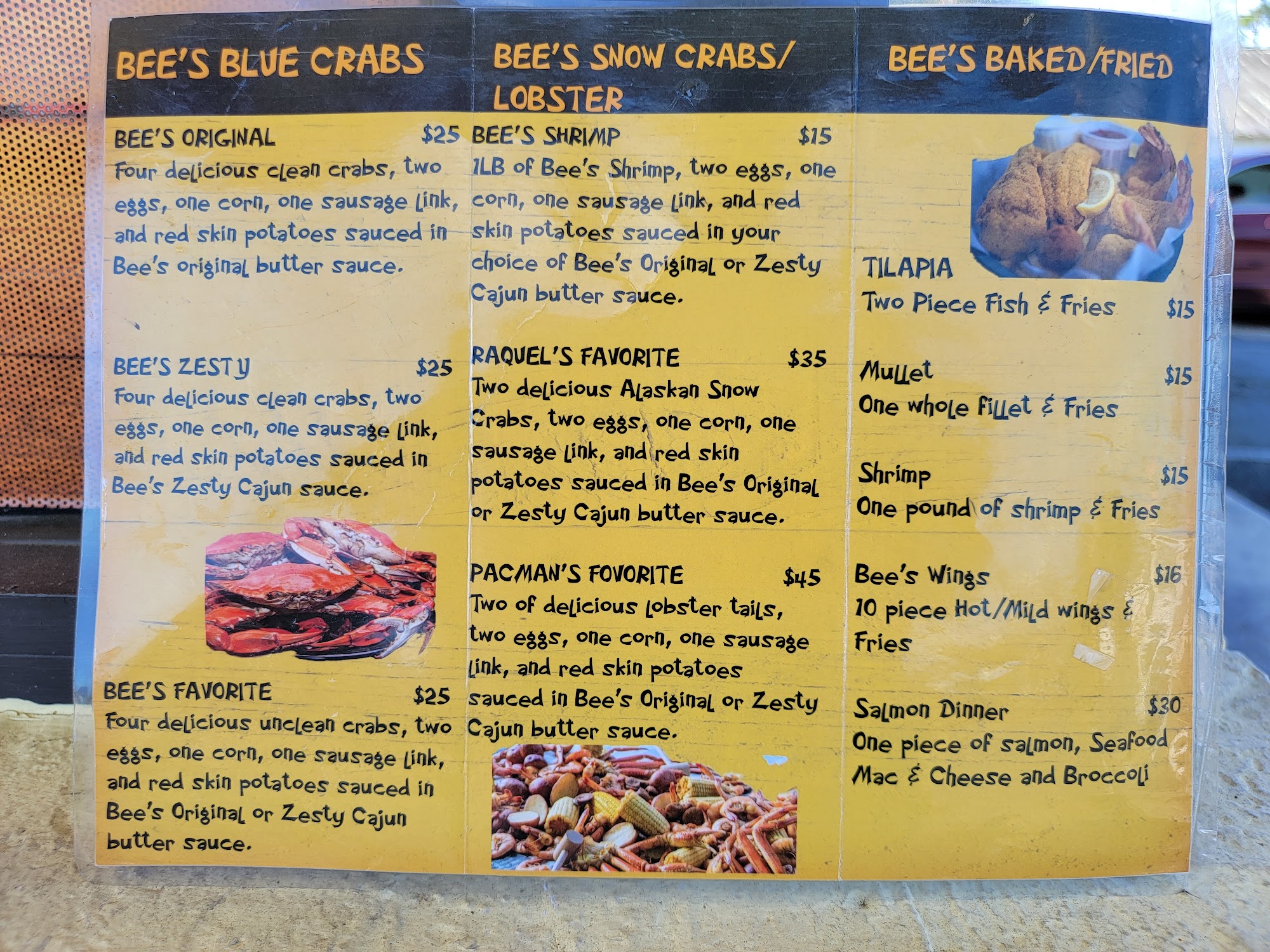 Bee’s Crab Shack, Quincy Menu, Reviews (15), Photos Restaurantji