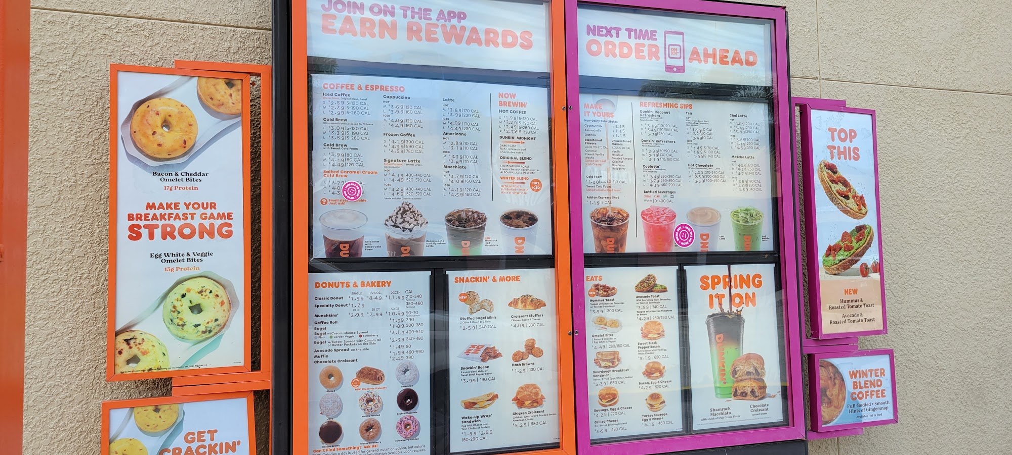 Dunkin' Menu