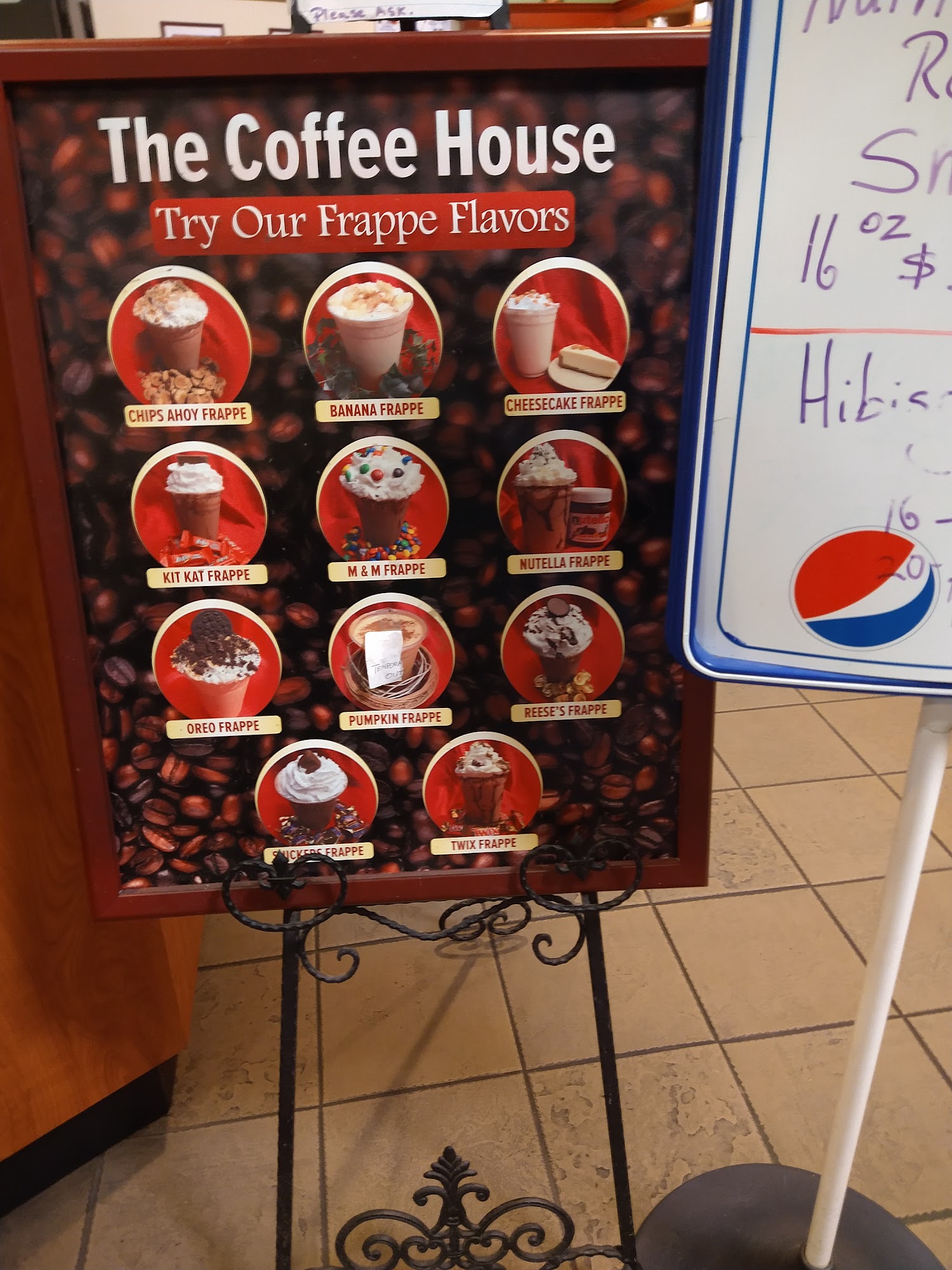 Bourbon Xpress Menu