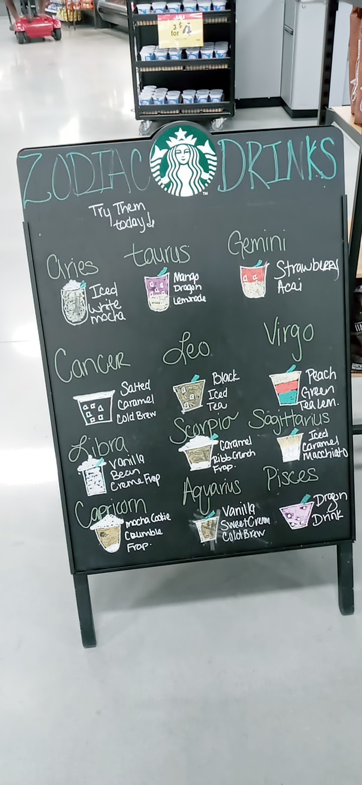Starbucks Menu