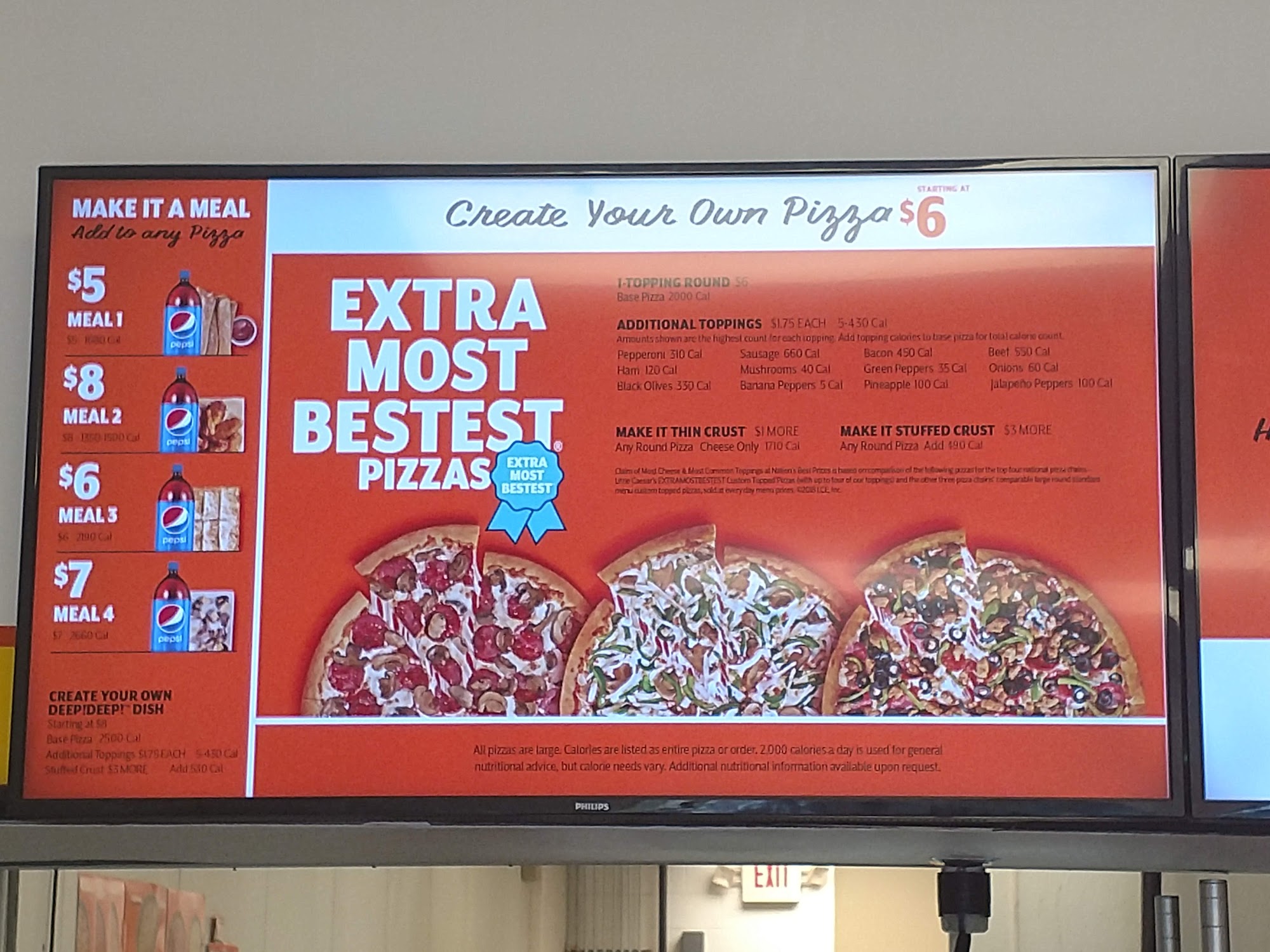 Little Caesars Pizza Menu