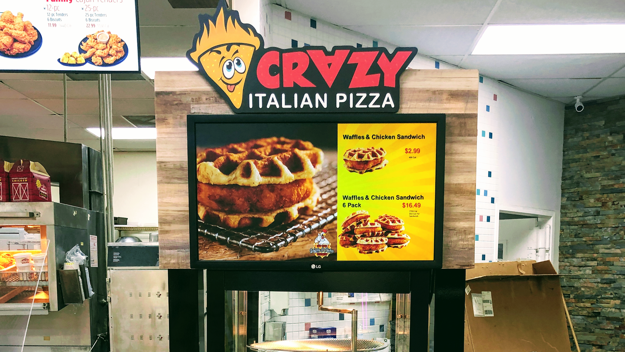 Crazy Pizza Menu