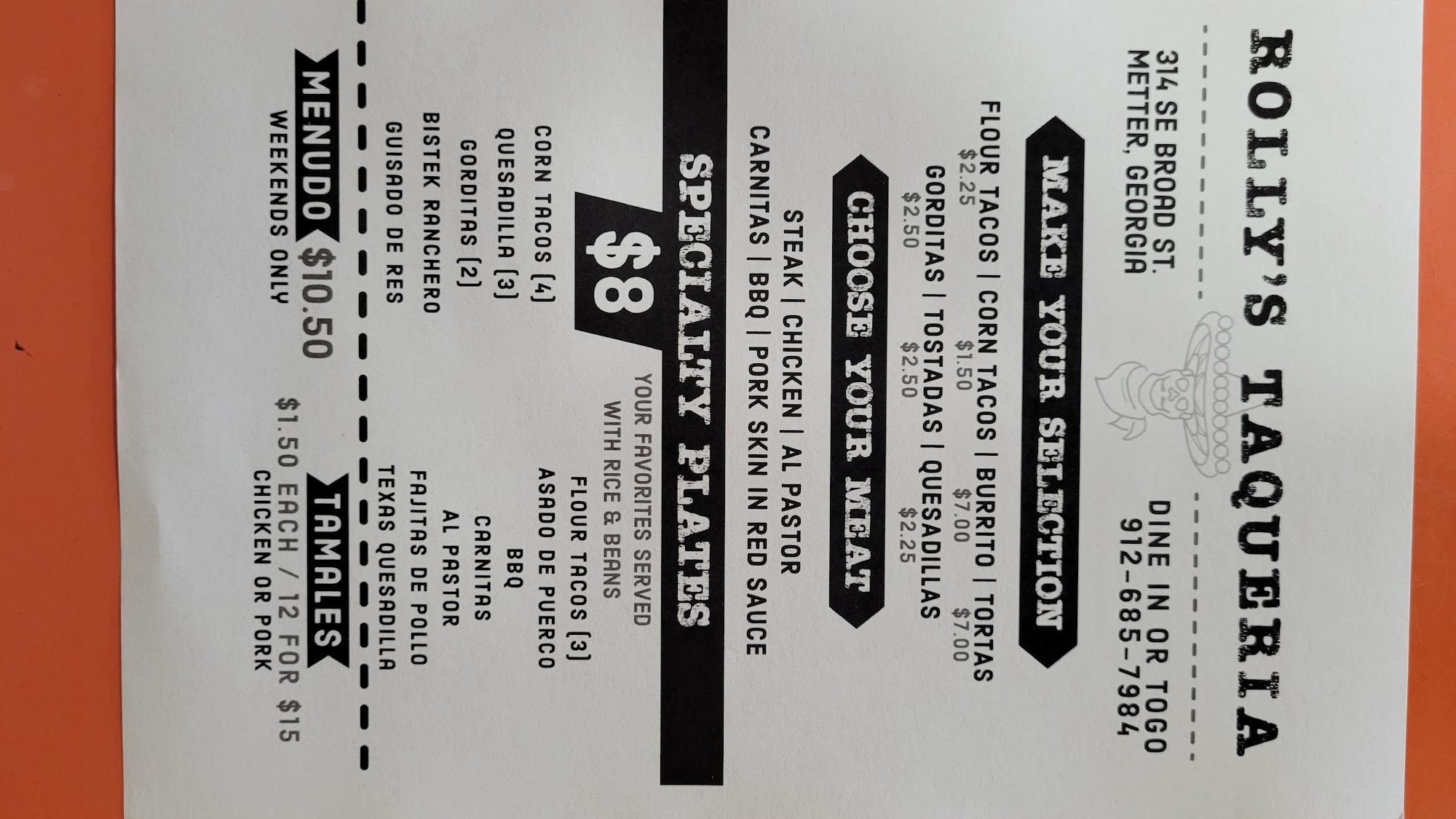 Rolly's Taqueria, Metter - Menu, Reviews (15), Photos (19) - Restaurantji