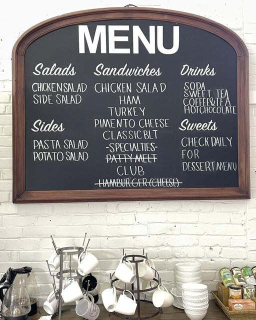 Vintage Brew Menu